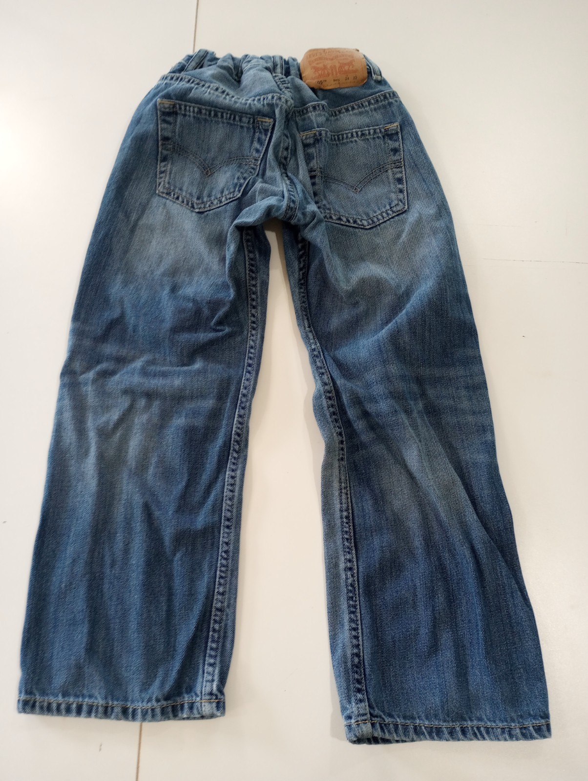 Levi’s 505 Kids’ Jeans Size 8 Reg W24 L22 5 Pockets Elastic Waist