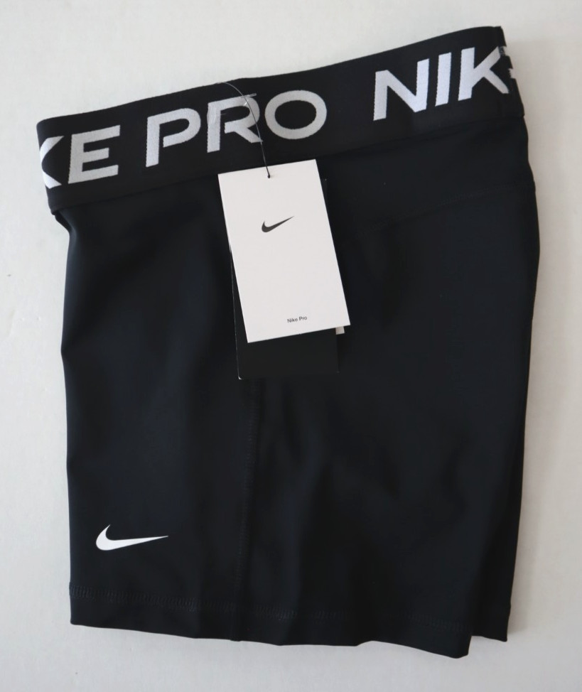 Nike Pro CZ9857-010 Women’s Sz S Black Dri-FIT 3″ Compression Ball Shorts