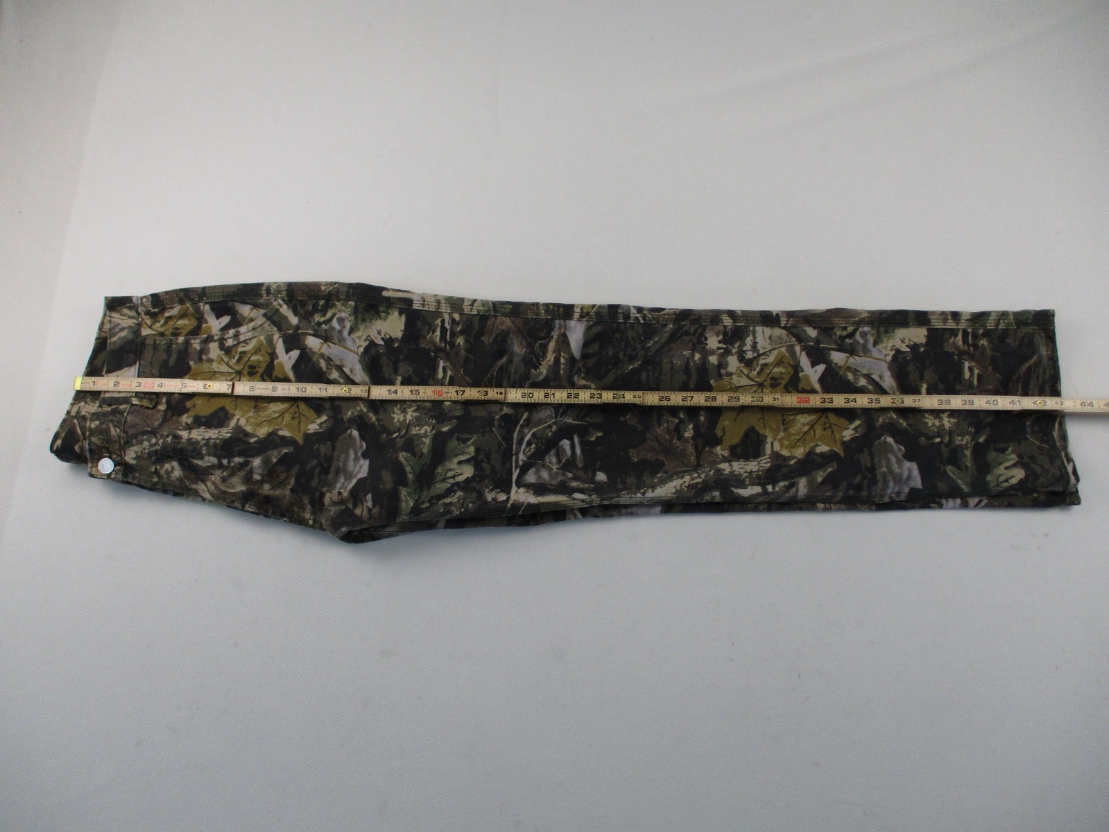 MNML Pants Mens Size 34 Y2K Green Camo Straight Leg Cotton Army 34×32
