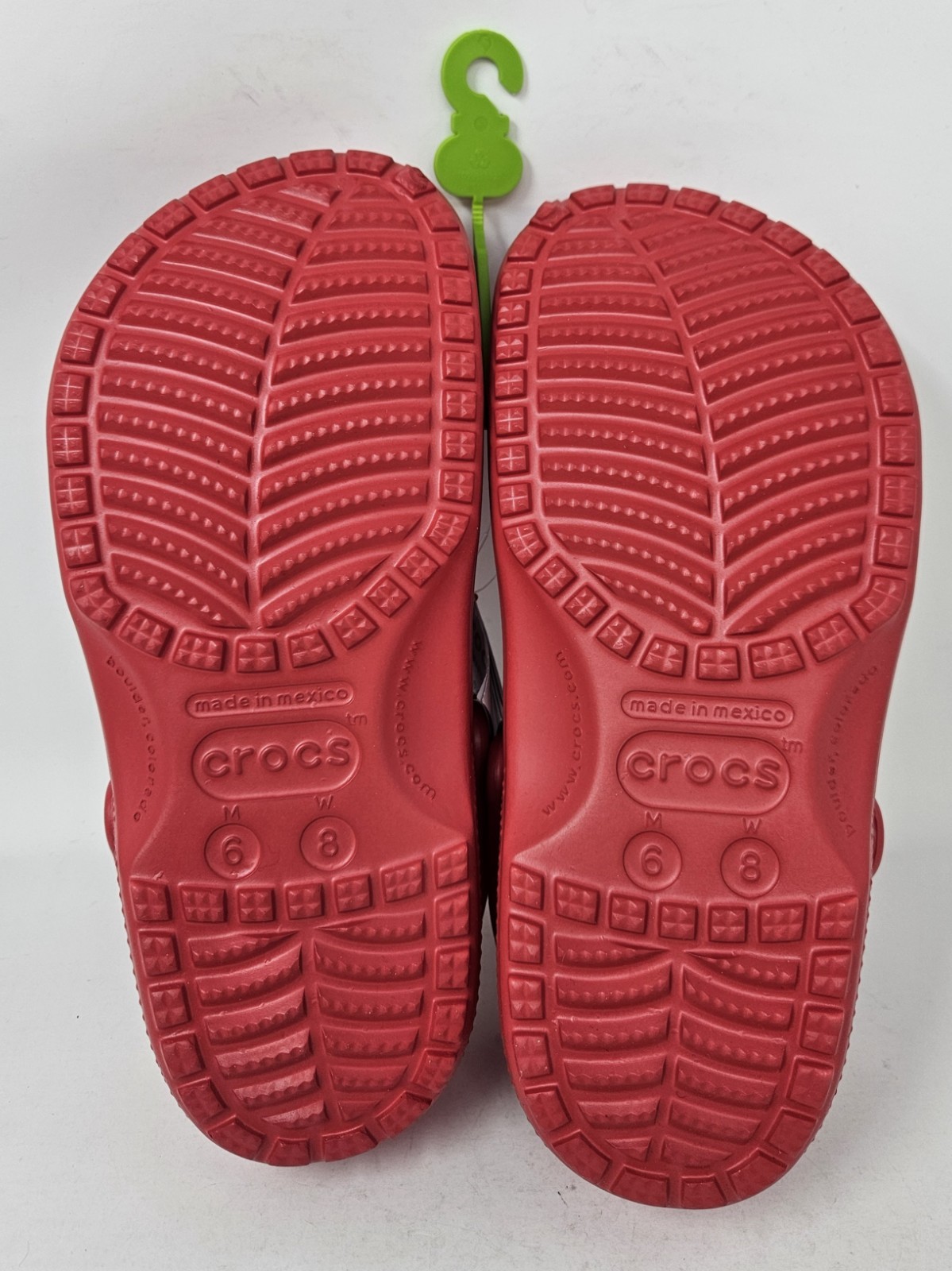 Crocs Classic Slip-On Sandals, Varsity Red, 10001-6WC, Pick Your Size, NEW!
