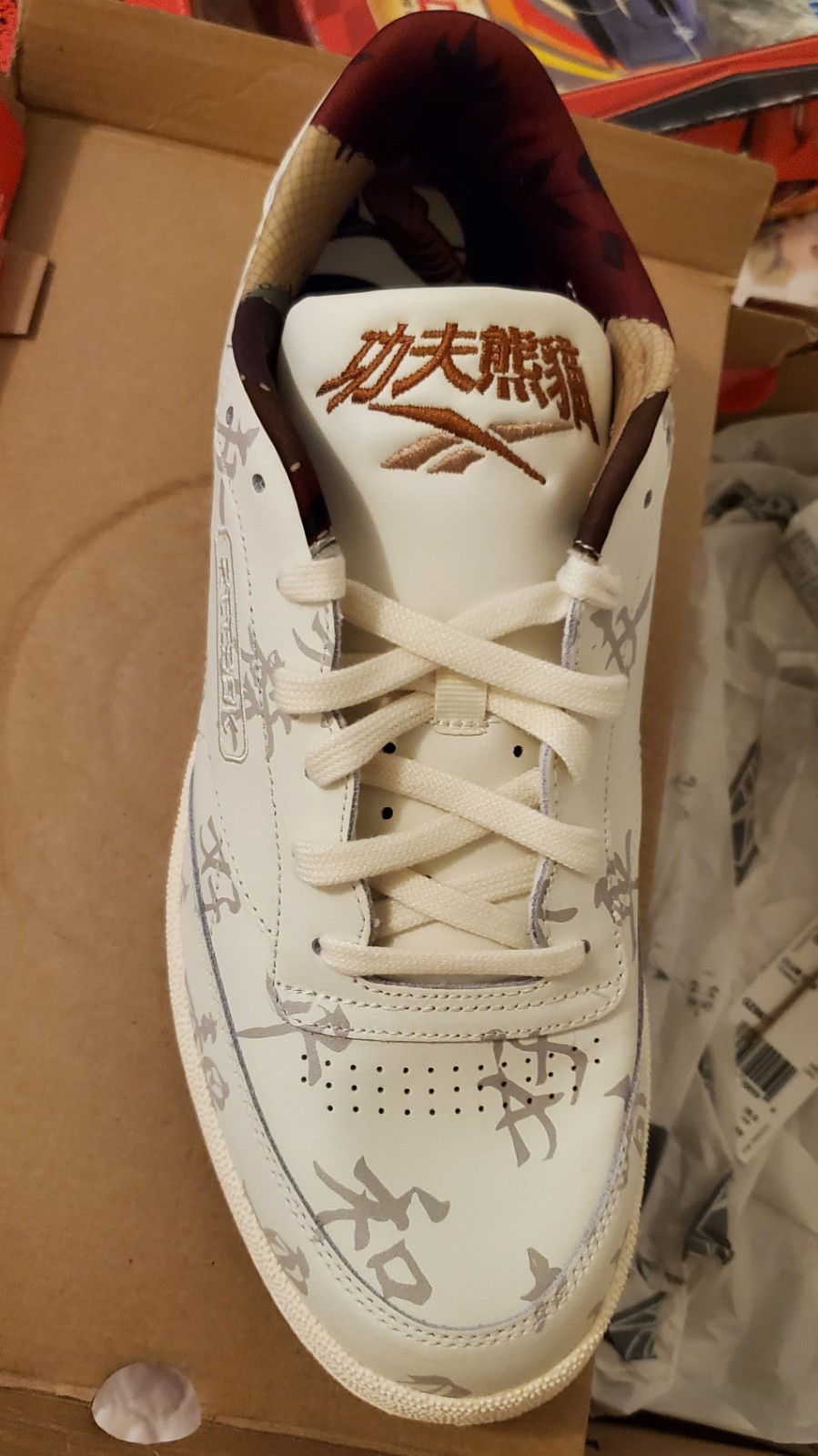 Reebok Club C 85 x Kung Fu Panda Men’s Size “Chinese Calligraphy” GZ8633 Sneaker