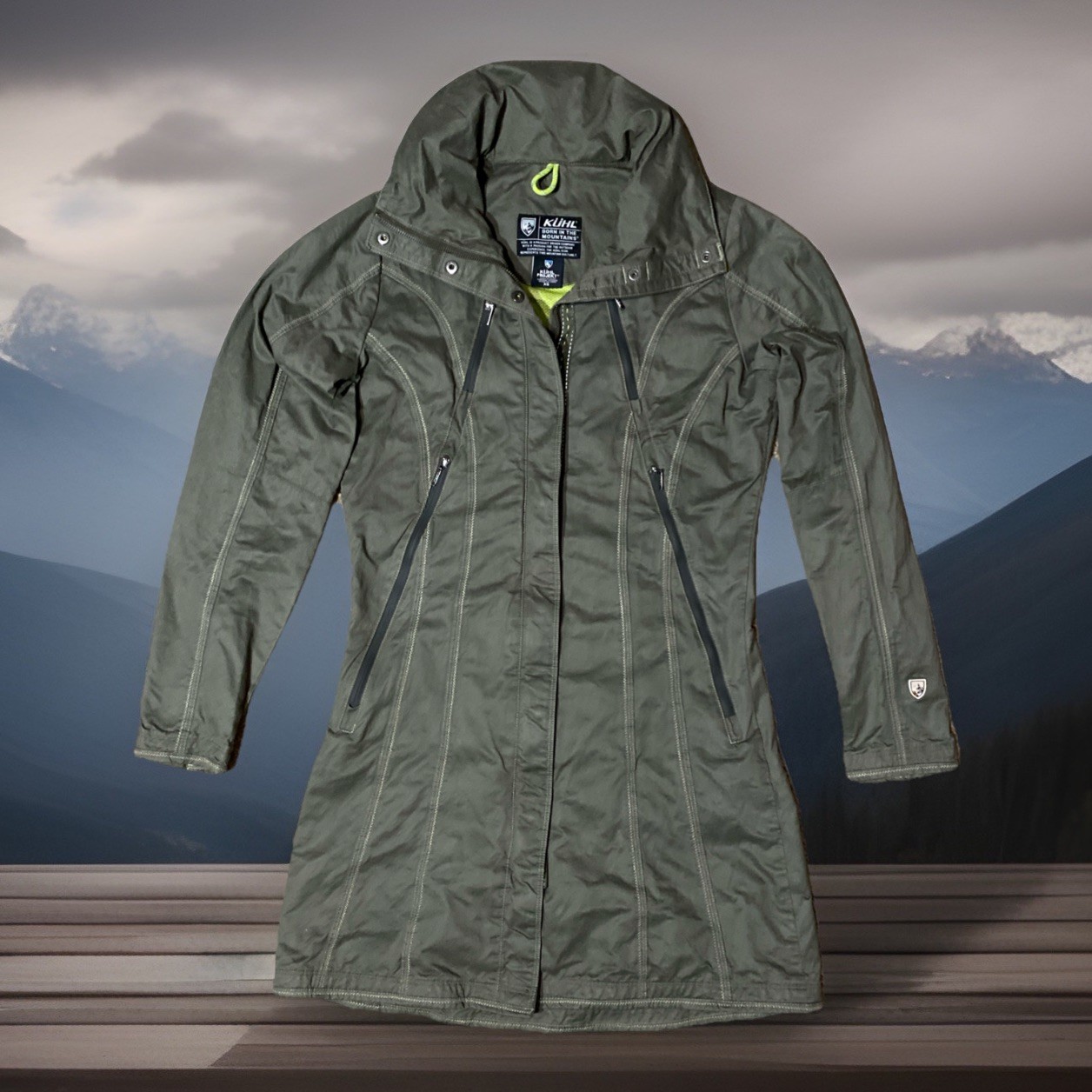 Kuhl Projekt Jacket Women’s Size:XS Green Full Zip Breathable Outdoor