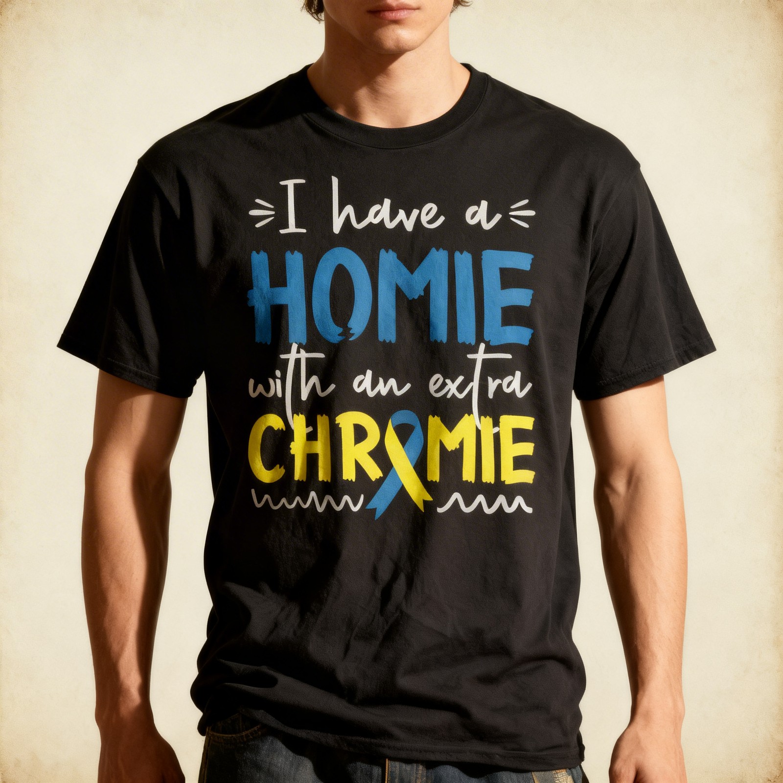 Down Syndrome Awareness Shirt For Friend Homie Down Syndrome T-Shirt