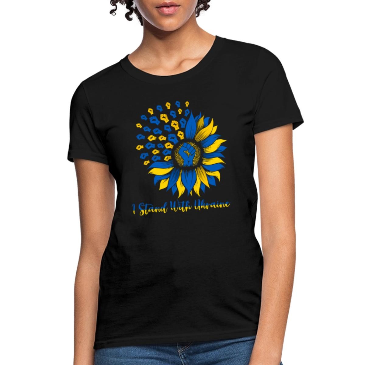 Support Ukraine I Stand With Ukraine Ukraine Sunflower Women’s T-Shirt