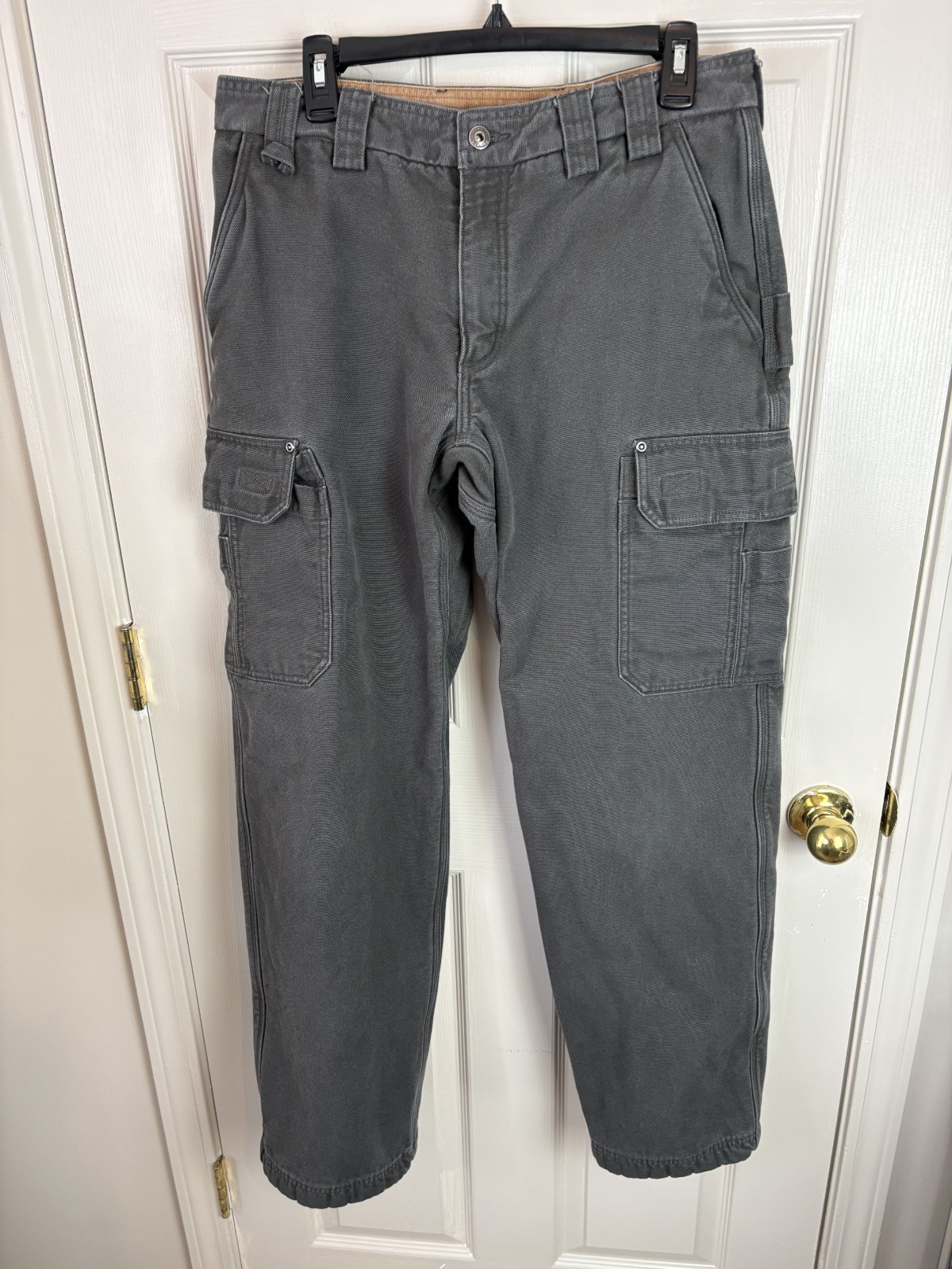 Duluth Men’s Fire Hose Fleece-Lined Relaxed Fit Pants 34×34 Work Pants 211