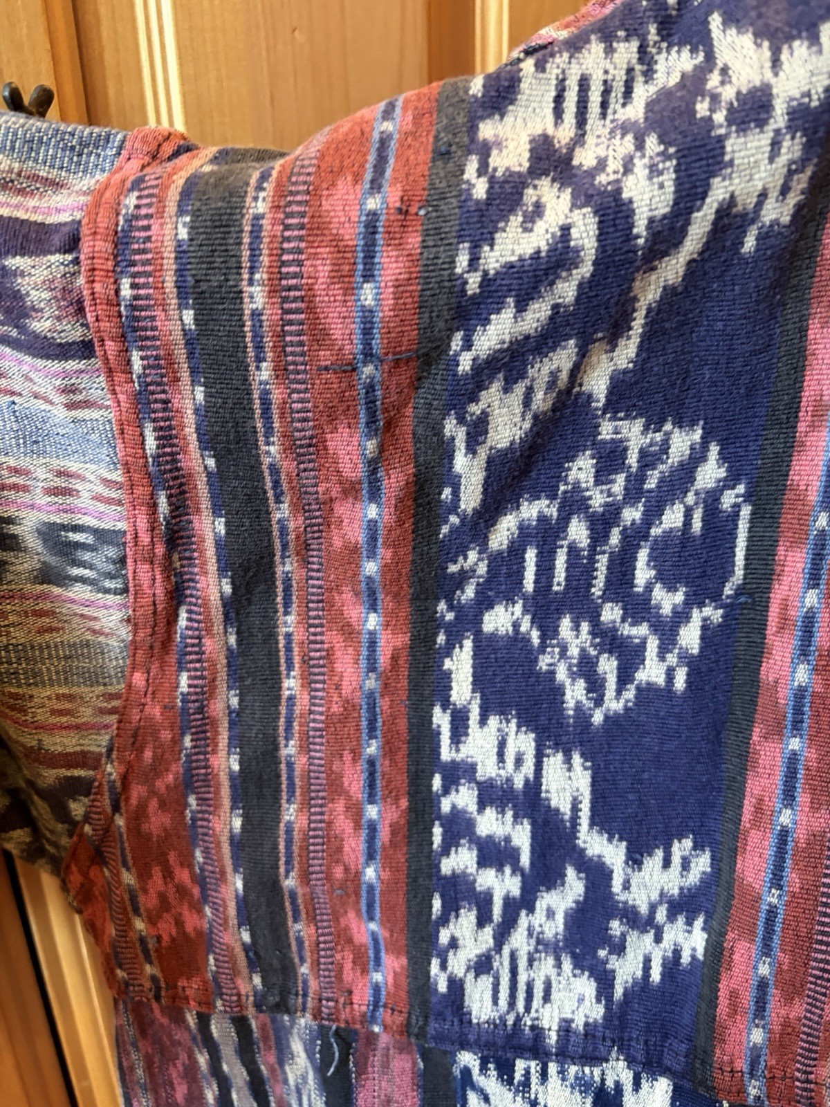 Art to Wear Vintage Ikat Kimono Patchwork Wild Woman Wild Thing Hand Made