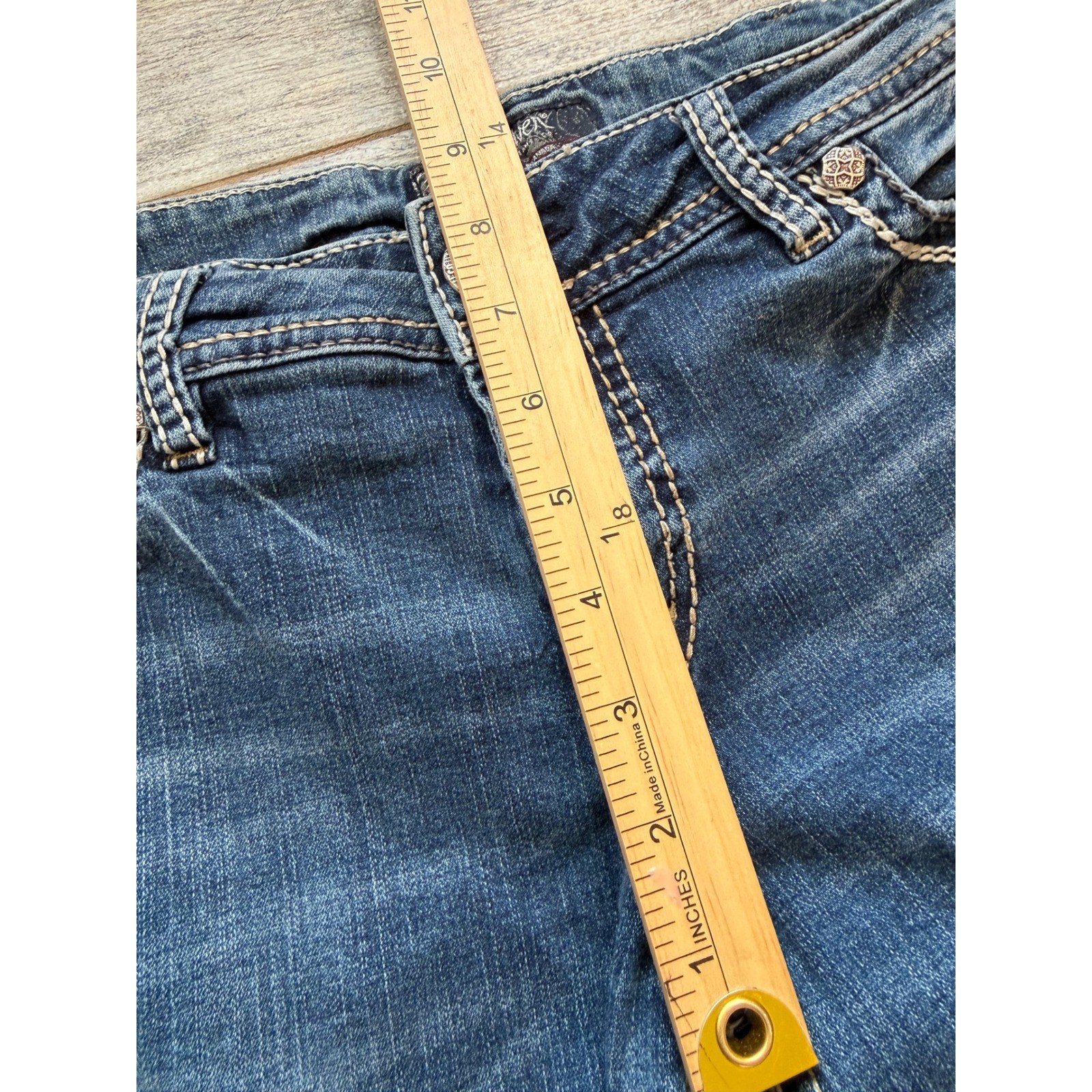 Silver Jeans Suki Slim Boot Bootcut 31 x 33 Denim Womens Western 31×33 Stretch