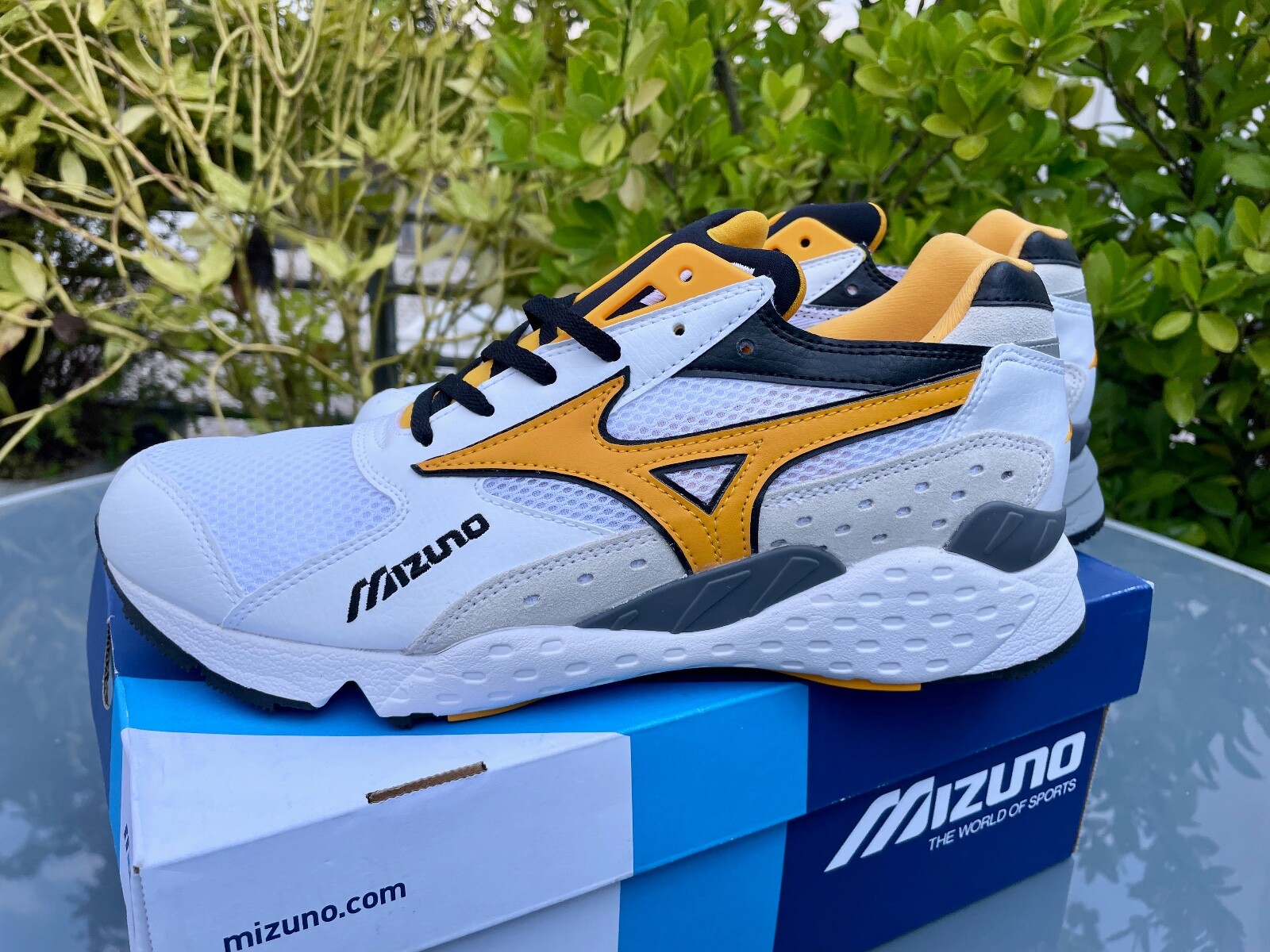 Mizuno Mondo Control White Yellow (2020) EUR 44.5 US 11 UK 10 D1GA201174