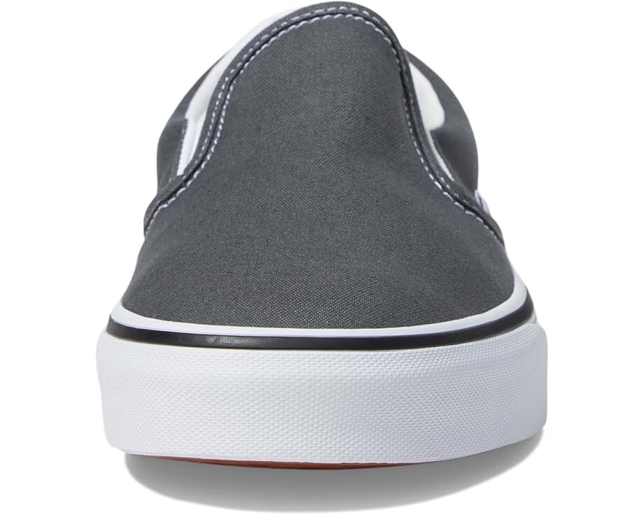 New in Box Vans Classic Slip-On Canvas Sneakers Charcoal, Fast Shipping