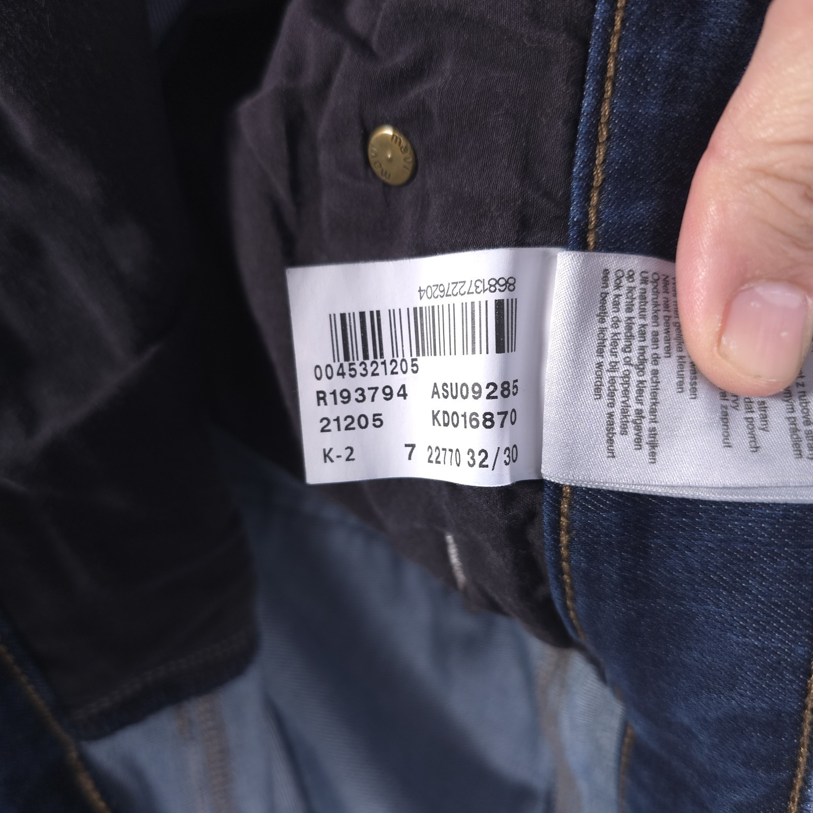 Mavi Zach Straight Stretch Flex Casual Denim Jeans Mens 32×30 (32×29)