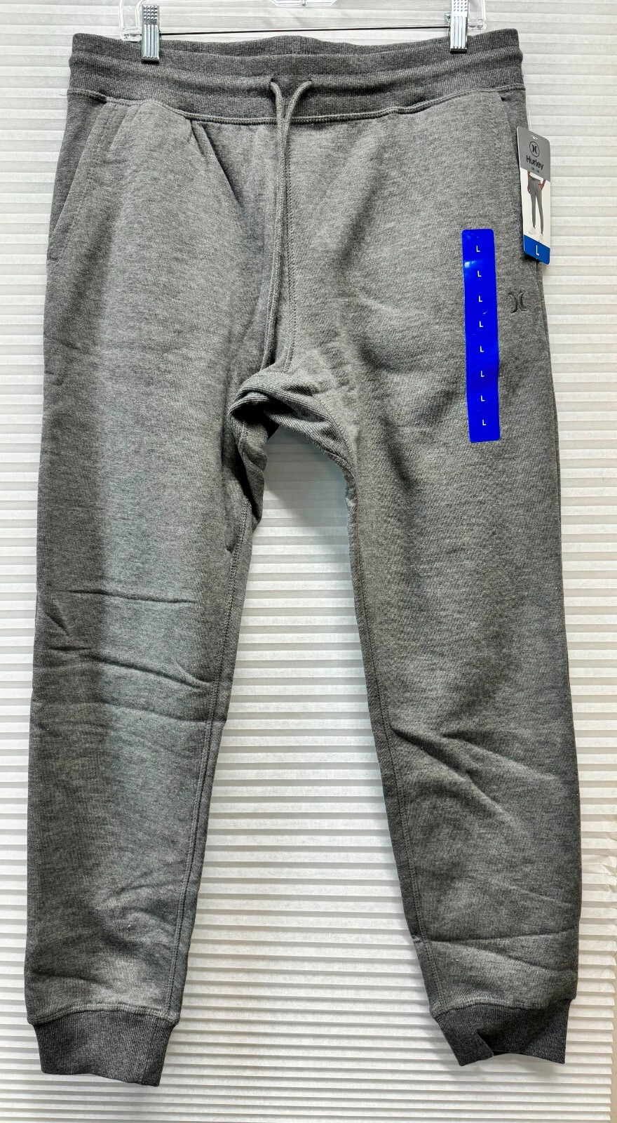 HURLEY Mens Tapered Cuff Joggers | 3 Pockets | Lightweight | NWT