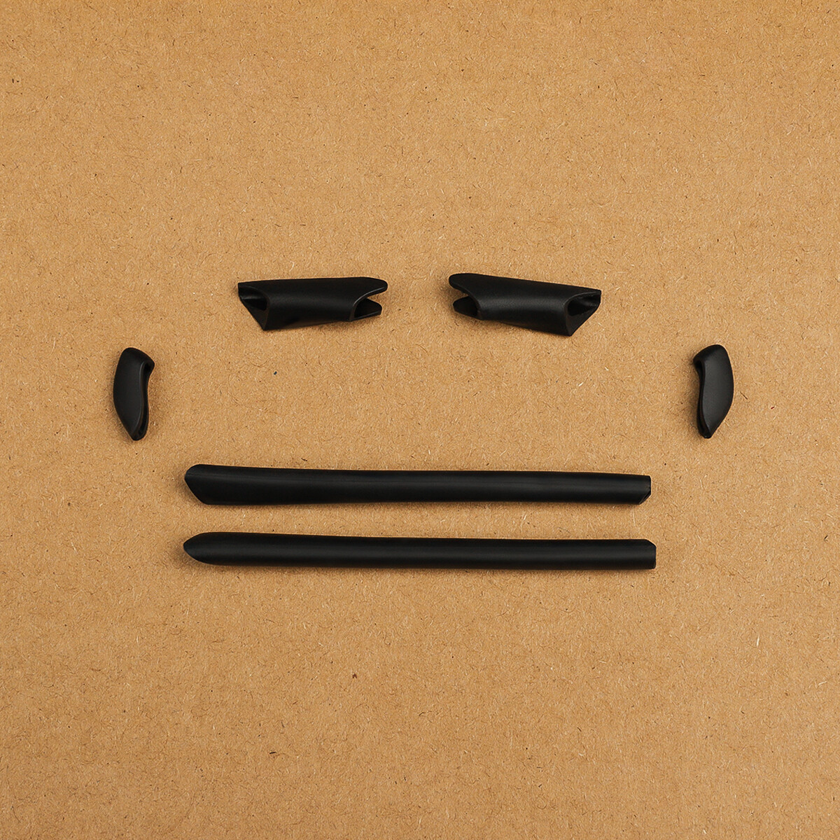Black Replacement Rubber Kit Ear Socks Nose Pads for Oakley Half Jacket XLJ