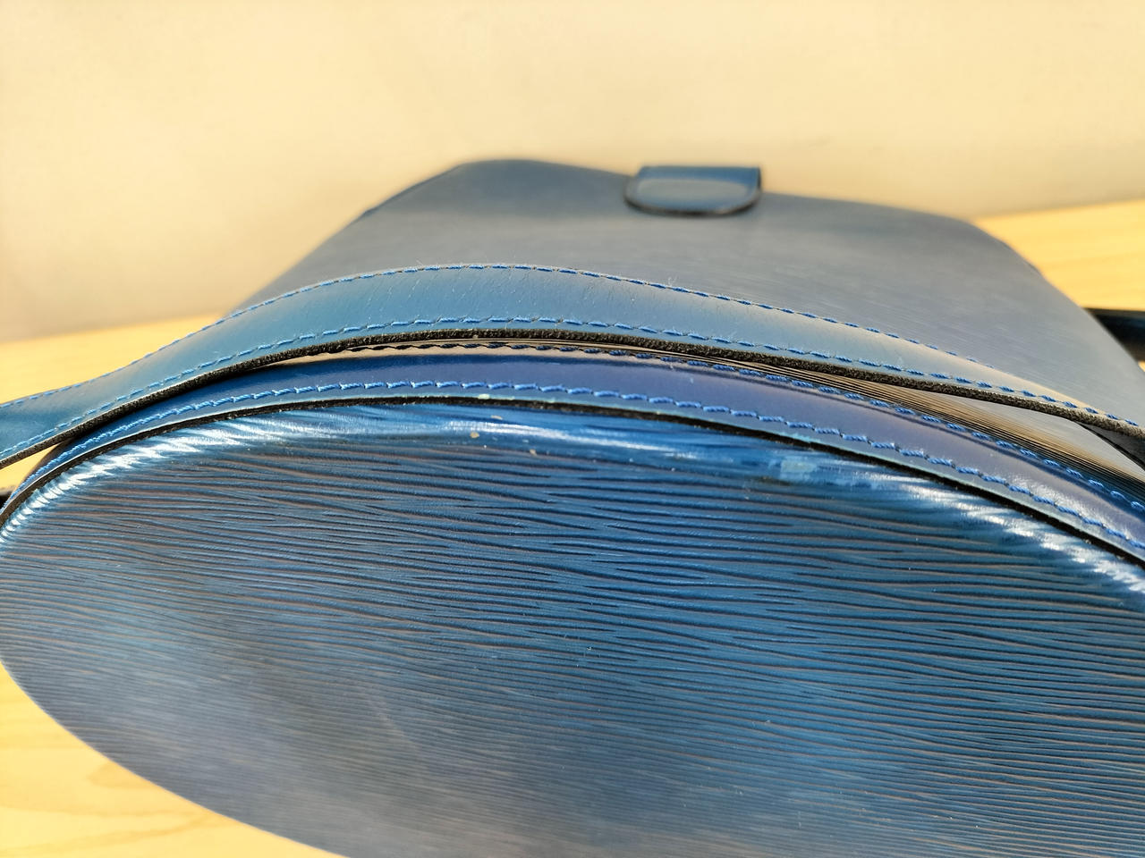 Louis Vuitton Cluny Shoulder Bag Blue 10.6 inch