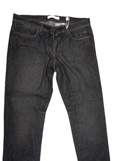 SIVILGLIA WOMEN’S JEANS GREY 6 POCKETS BELT LOOPS COMFORT SIZE 42 W40 & L35