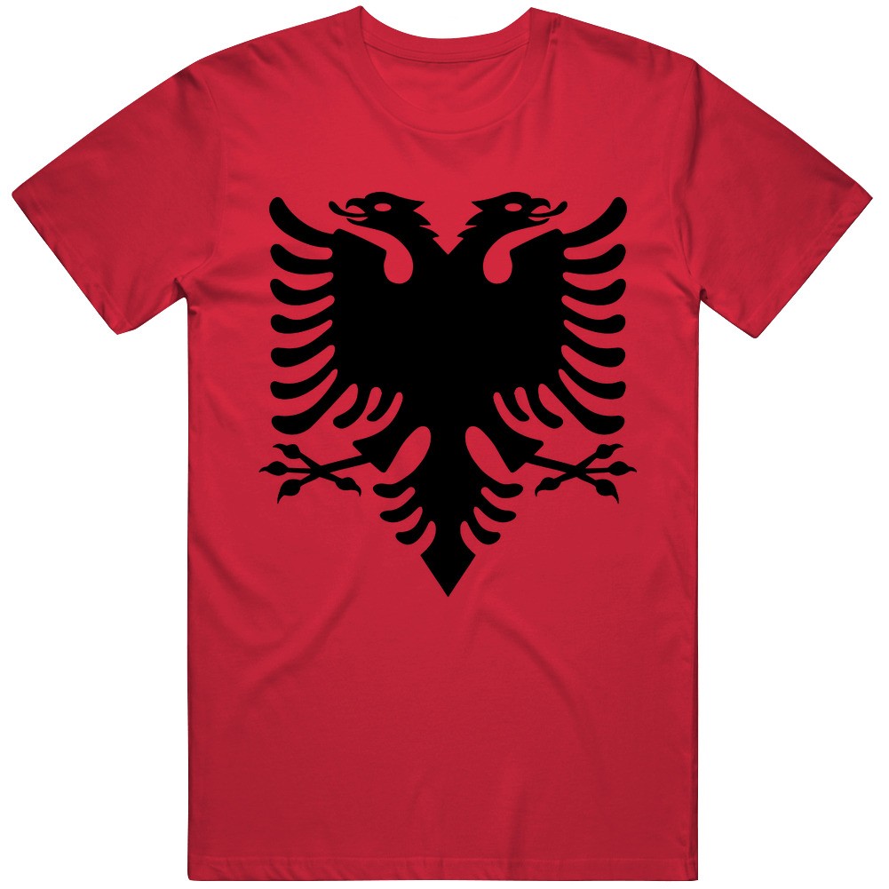 Albania Flag Strong Gift Graphic T Shirt