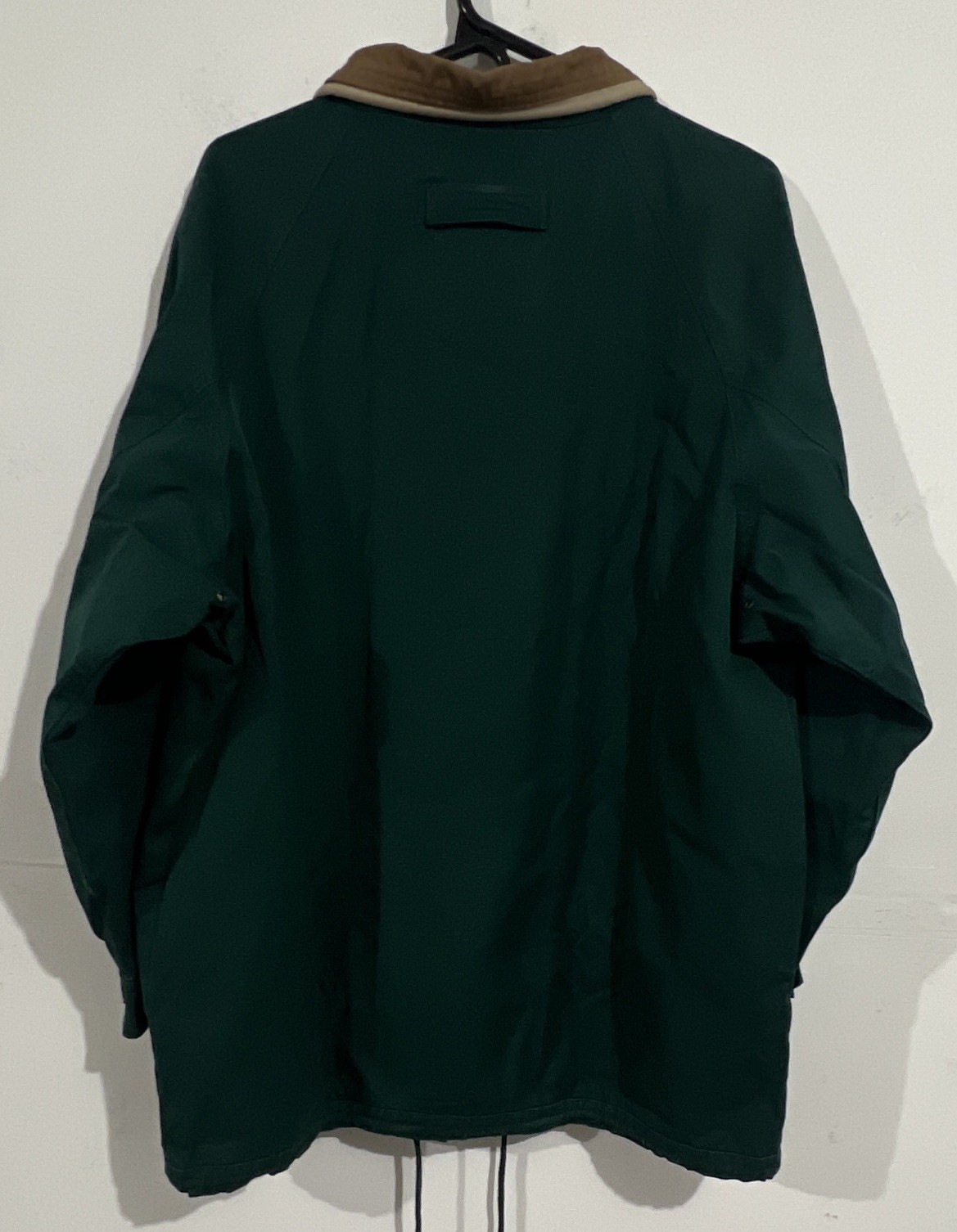 VTG Duxbak The Original Men’s Lined Field Jacket Green/Brown Collar Size M 708