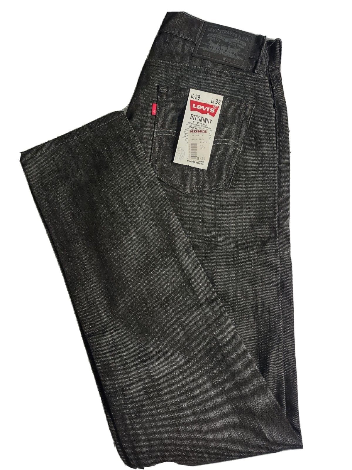 Levi’ 511 Skinny extra slim fit straight leg Dark Blue W29″x L32″