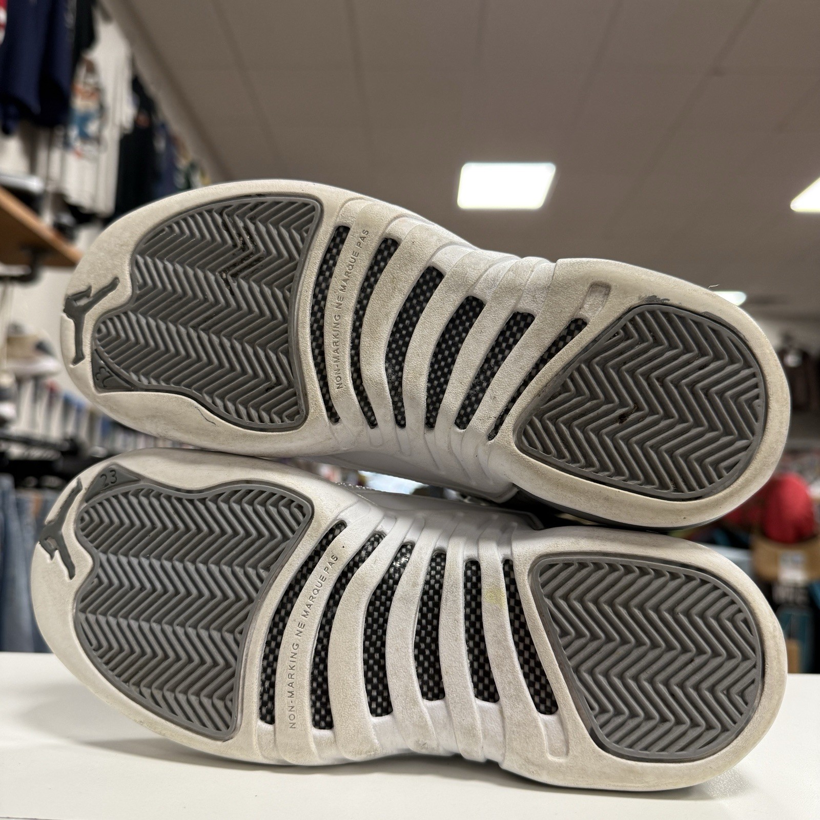 Size 4 (GS) – Jordan 12 Retro Stealth (153265-015)