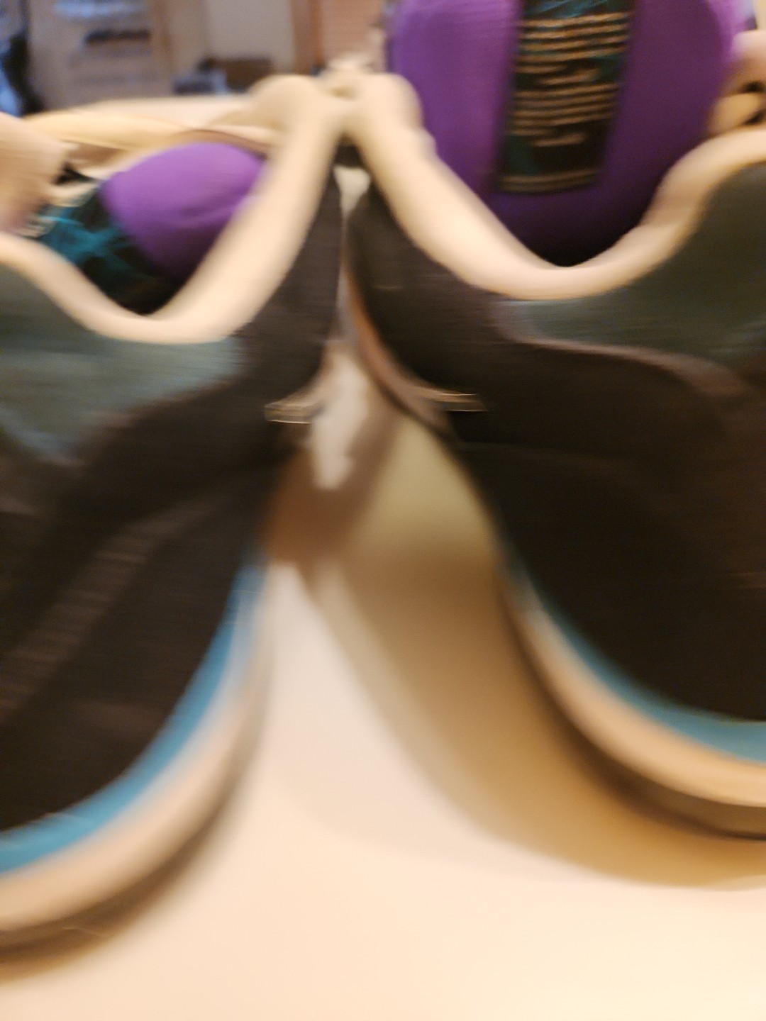 Nike 6.0 Zoom Oncore Converge 2008 Black White Purple Sz 10 Brand 343870-012