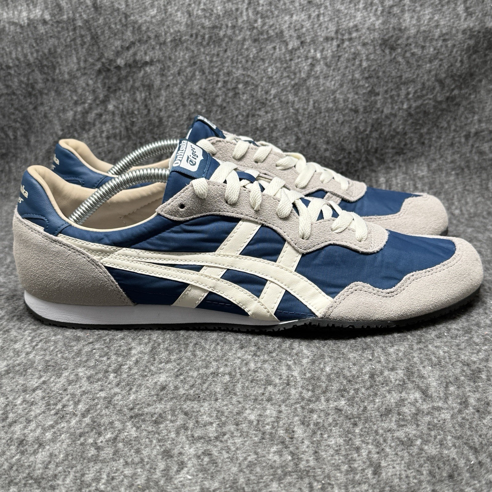 Onitsuka Tiger Serrano 1183B400 Mens 11 Mako Blue Cream New Sneaker F460422