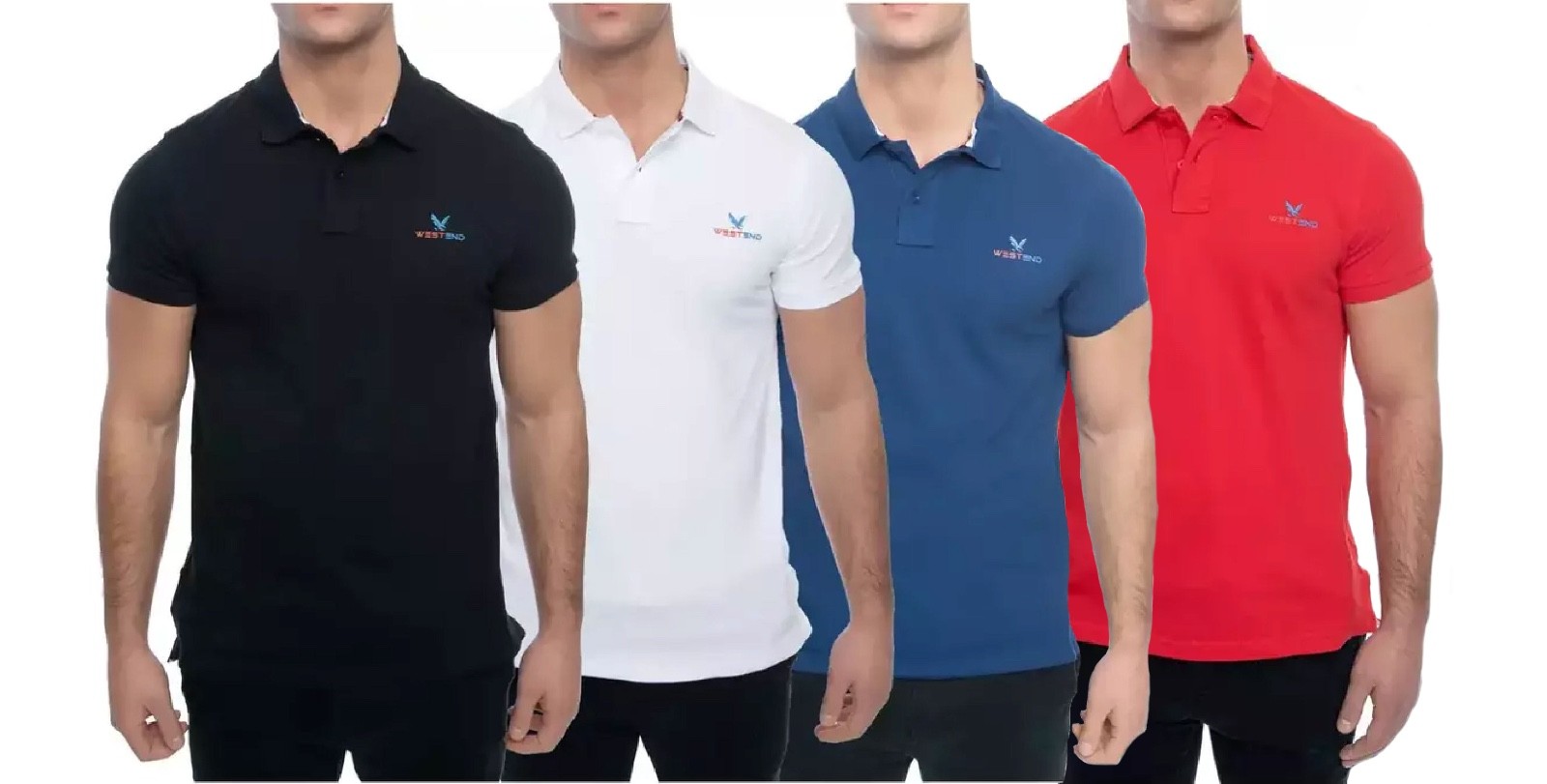 POLO SHIRTS PACK OF 4 -100 % COTTON. GREAT DEAL! -9 VARIATIONS