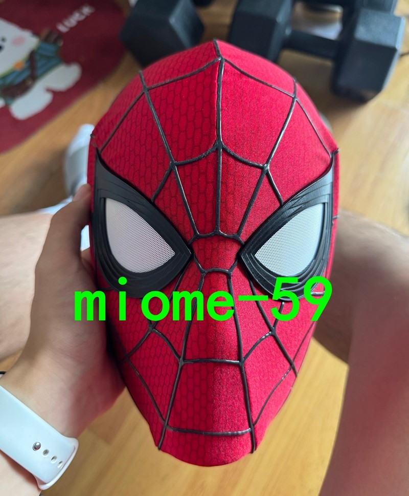 Spider-Man 4 Brand New Day Mask w/ Straps Headgear Faceshell Eyes Cosplay Props