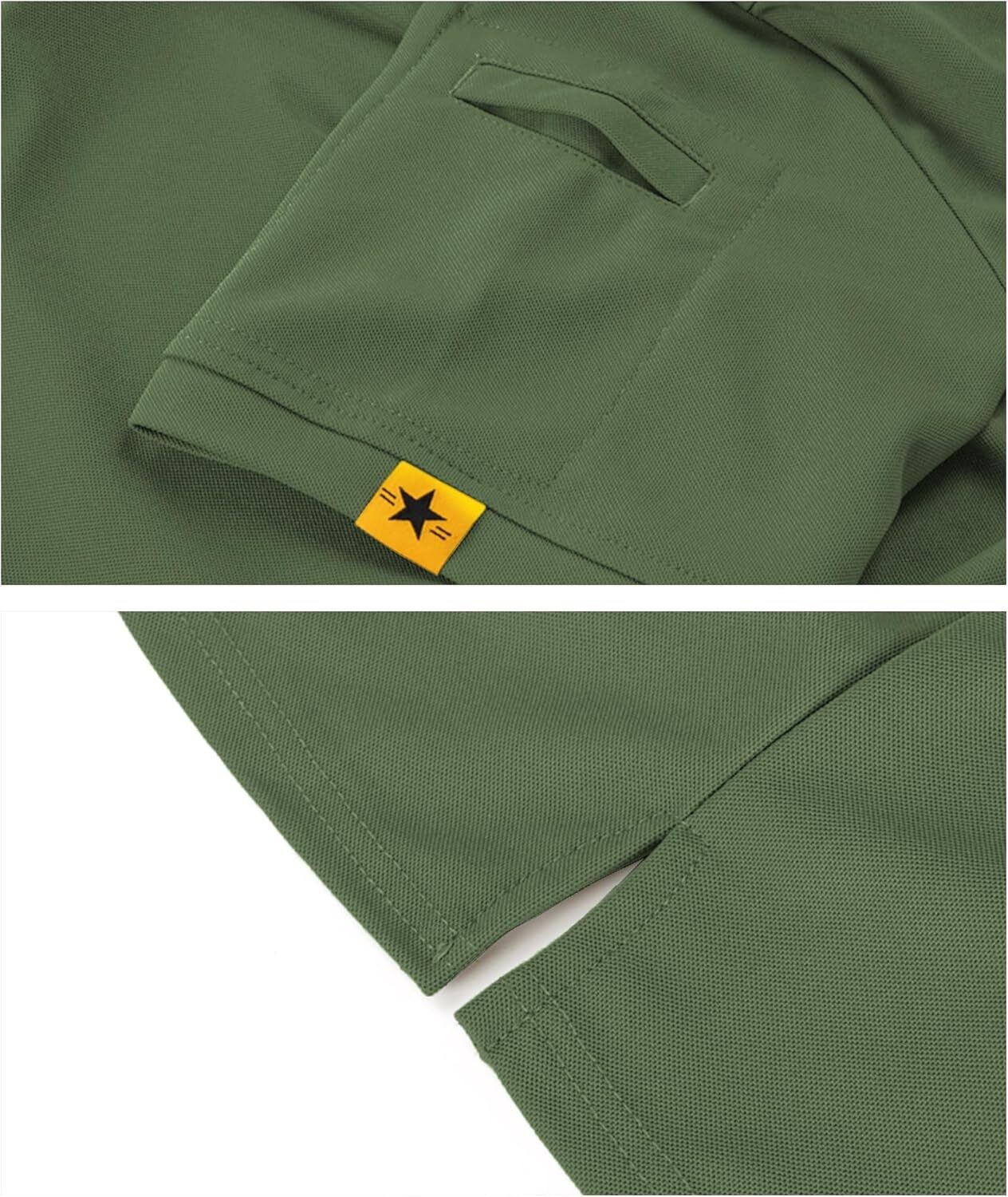Performance Short Sleeve Polo Shirt for Men Athletic Golf Casual Lightweight