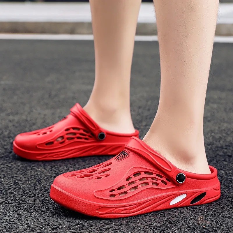 Summer Men Sandals Light EVA Men’s Casual Shoes Hole Shoes Clogs Lovers Home
