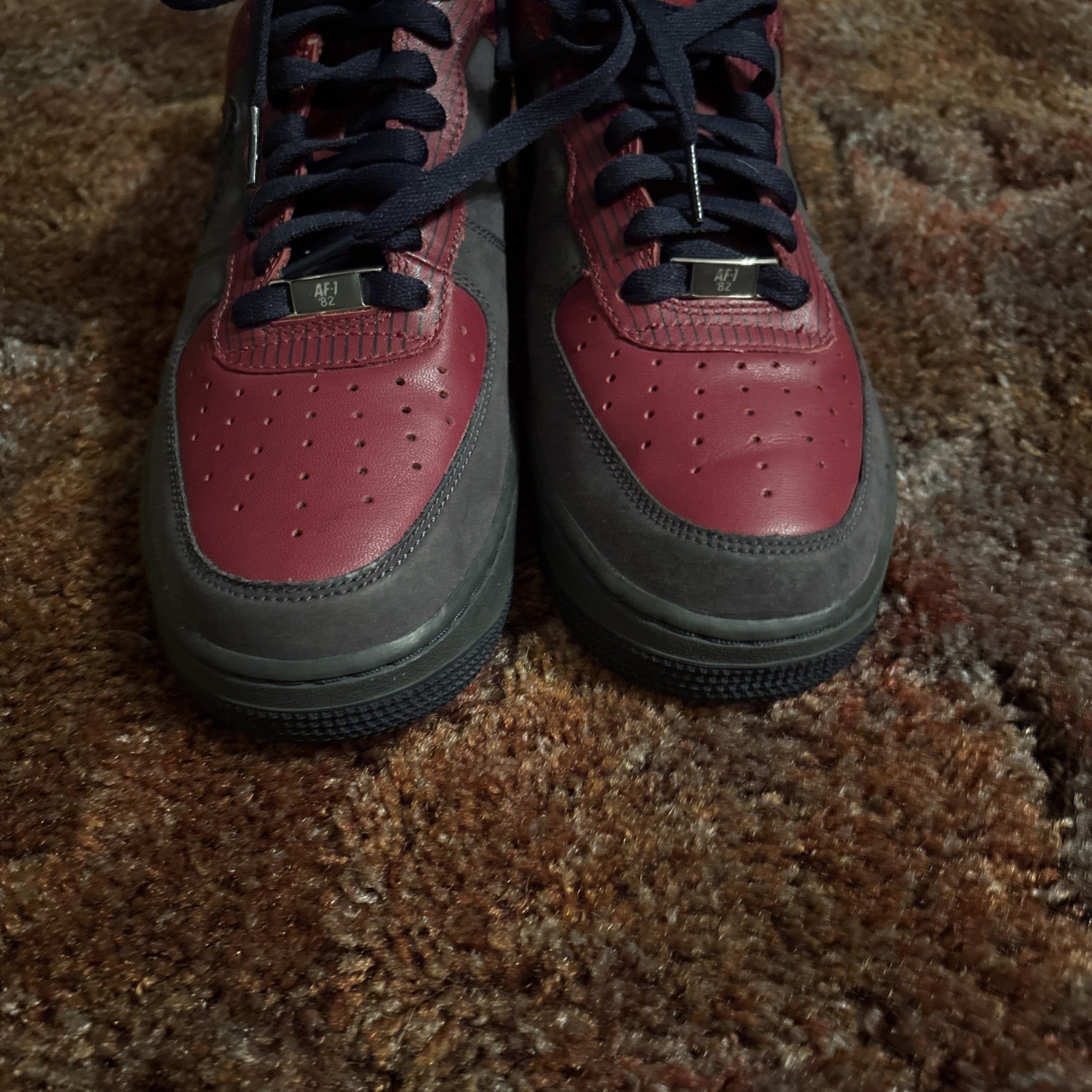 Nike Air Force 1 Low XXV Team Red Anthracite Mens Size 9Sneakers 317295 662