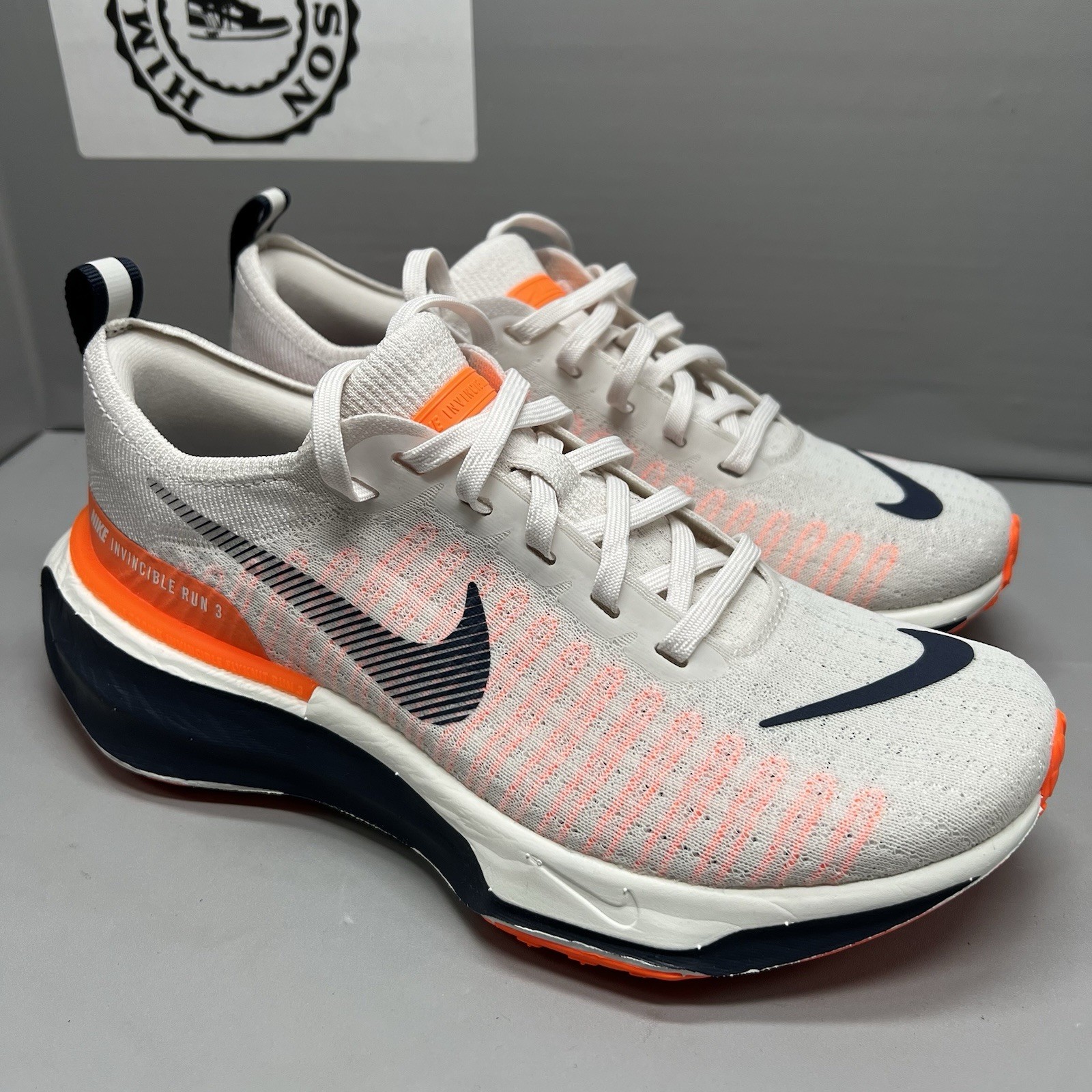 Nike ZoomX Invincible Run3 Phantom Total Orange DR2615-007 Men Sz 6 Women Sz 7.5