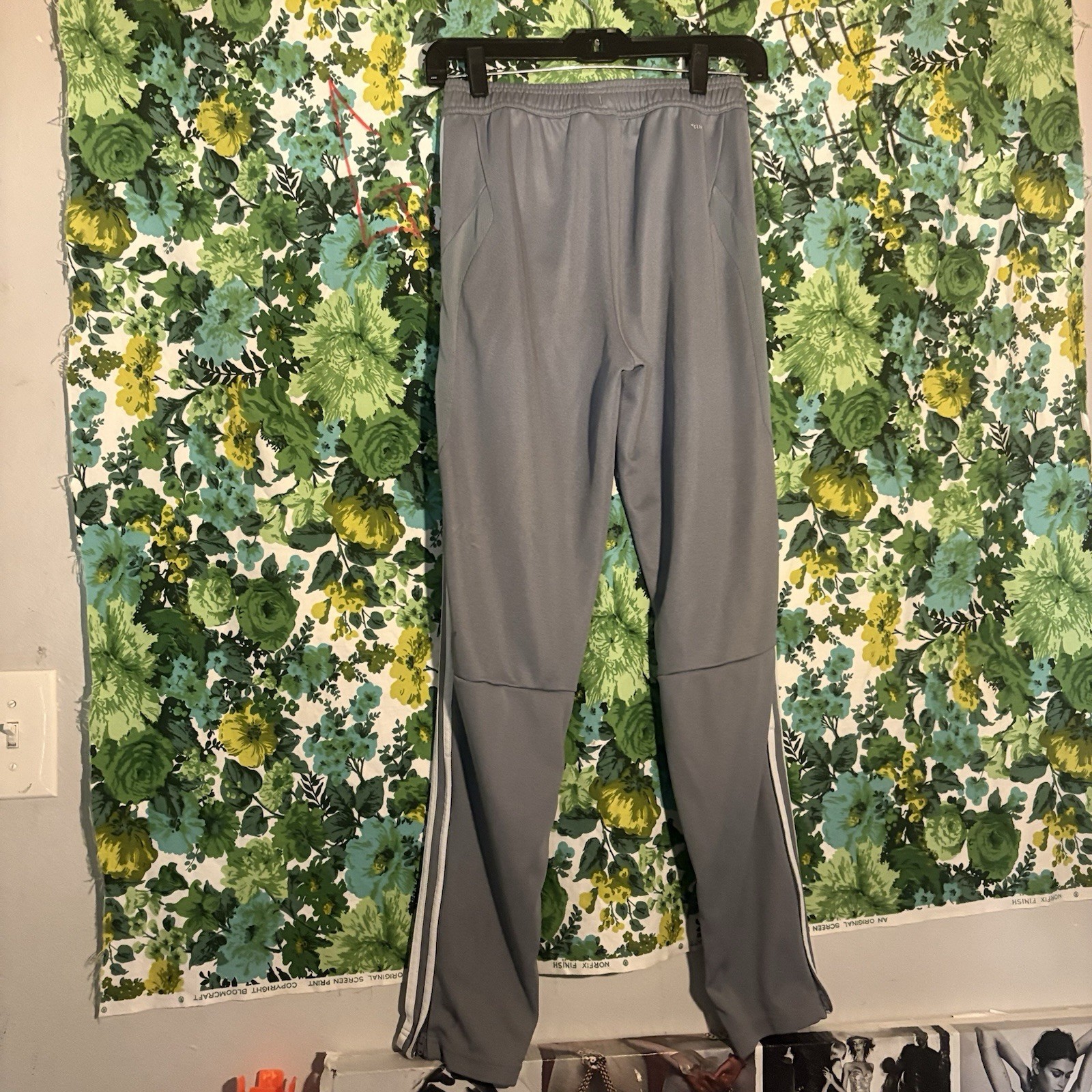 Adidas Tiro Track Pants (grey, 3-stripe) Size L (youth 13-14Y/US L) ·
