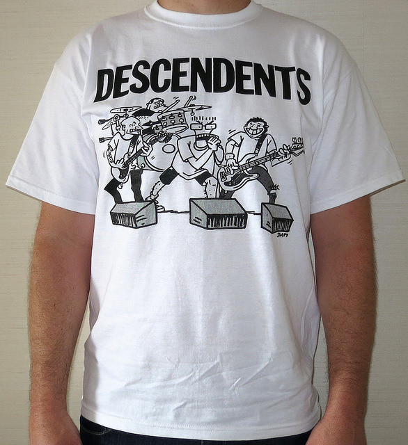 Descendents band t-shirt, Music Band Rock Punk Goth Metal Unisex Te