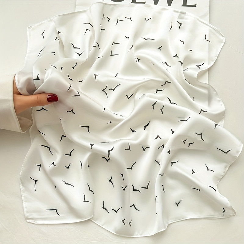 Crafted from Imitation Silk Fabric, This Soft Shawl Is the Perfect Lightweight A