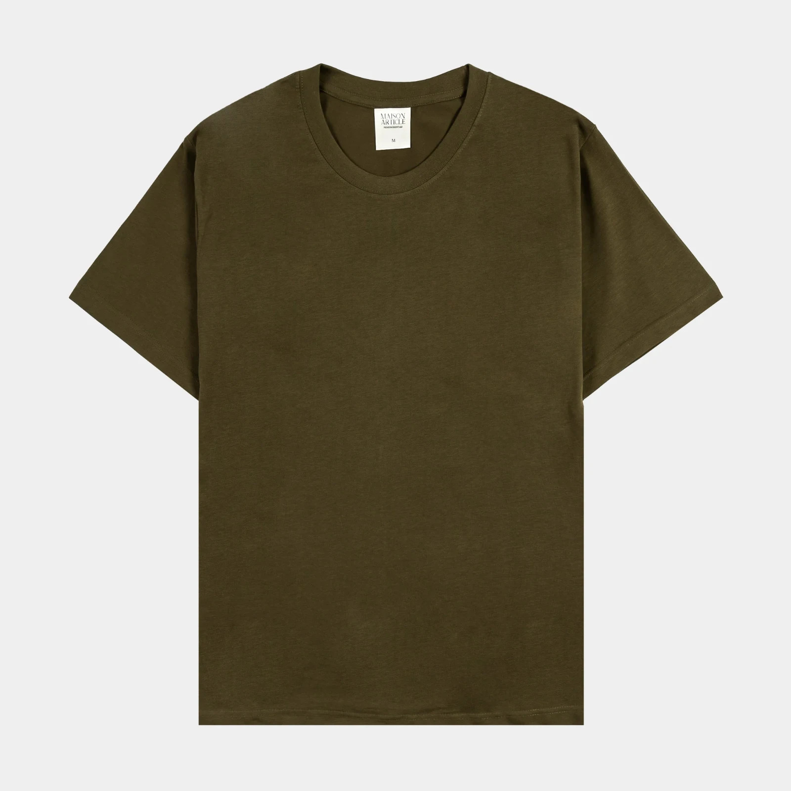 Maison Article Short Sleeve Crew Neck T-Shirt 100% Soft Cotton