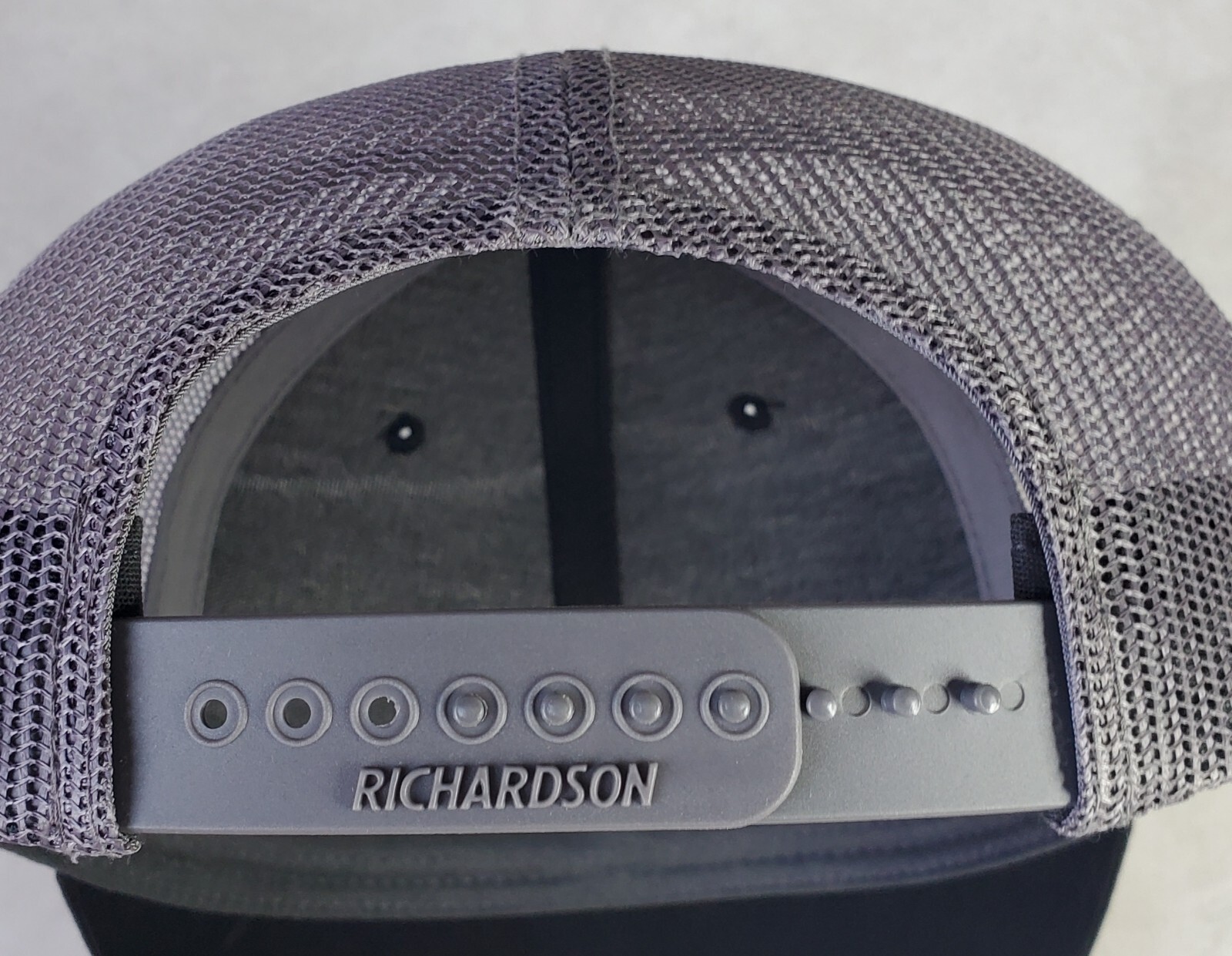 Mopar Embroidered Patch on Richardson 112 Trucker Hat Snapback Black/Charcoal