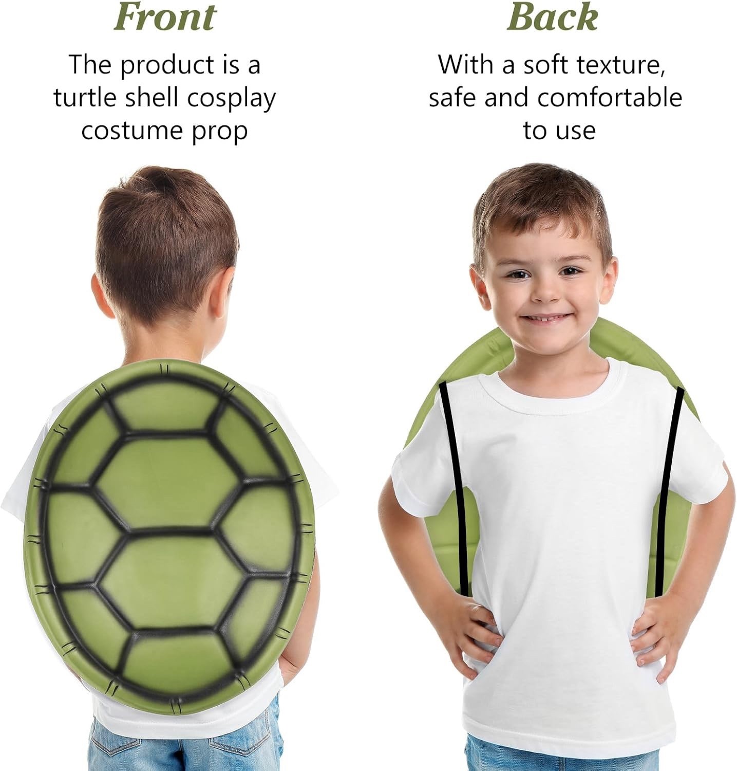 5pcs Turtle Shell Costumes ,Soft Halloween Turtle Shell Costume EVA Party Favor)