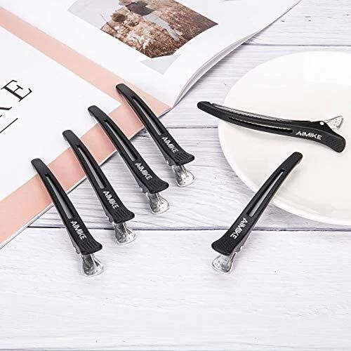 6 Pack 4.3 Inch Long Professional Hair Clips Non-slip Hair Styling Clips | Ebay