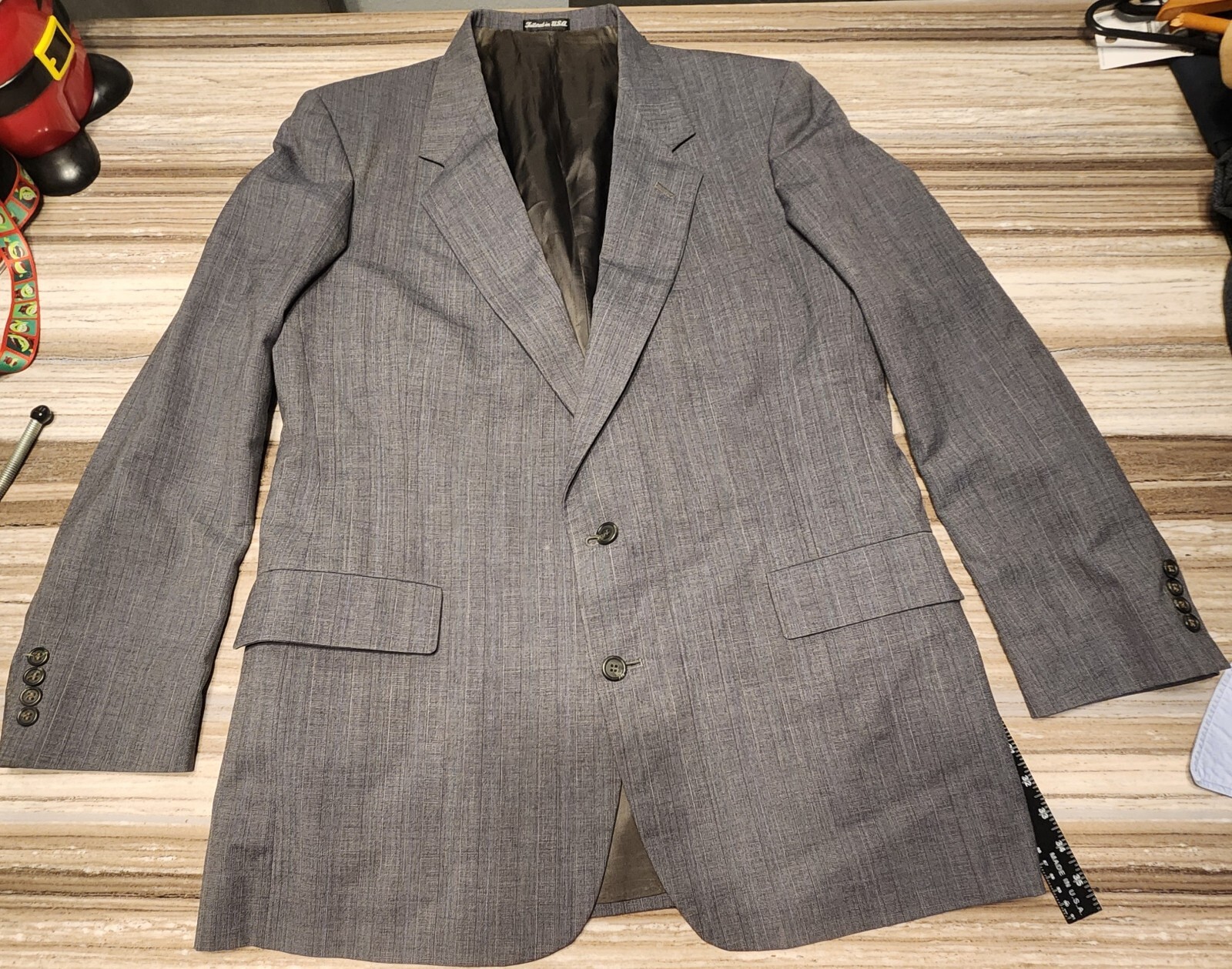 Vintage Arnie Blazer 46L, W41, Made In USA 100% Wool