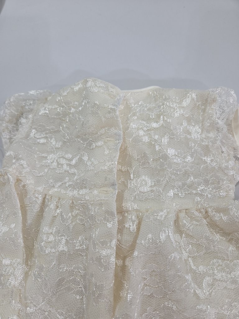 Handmade Lace Christening Romper