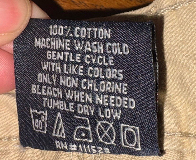 Men’s U.S. Apparel Khaki Cargo Shorts Size34