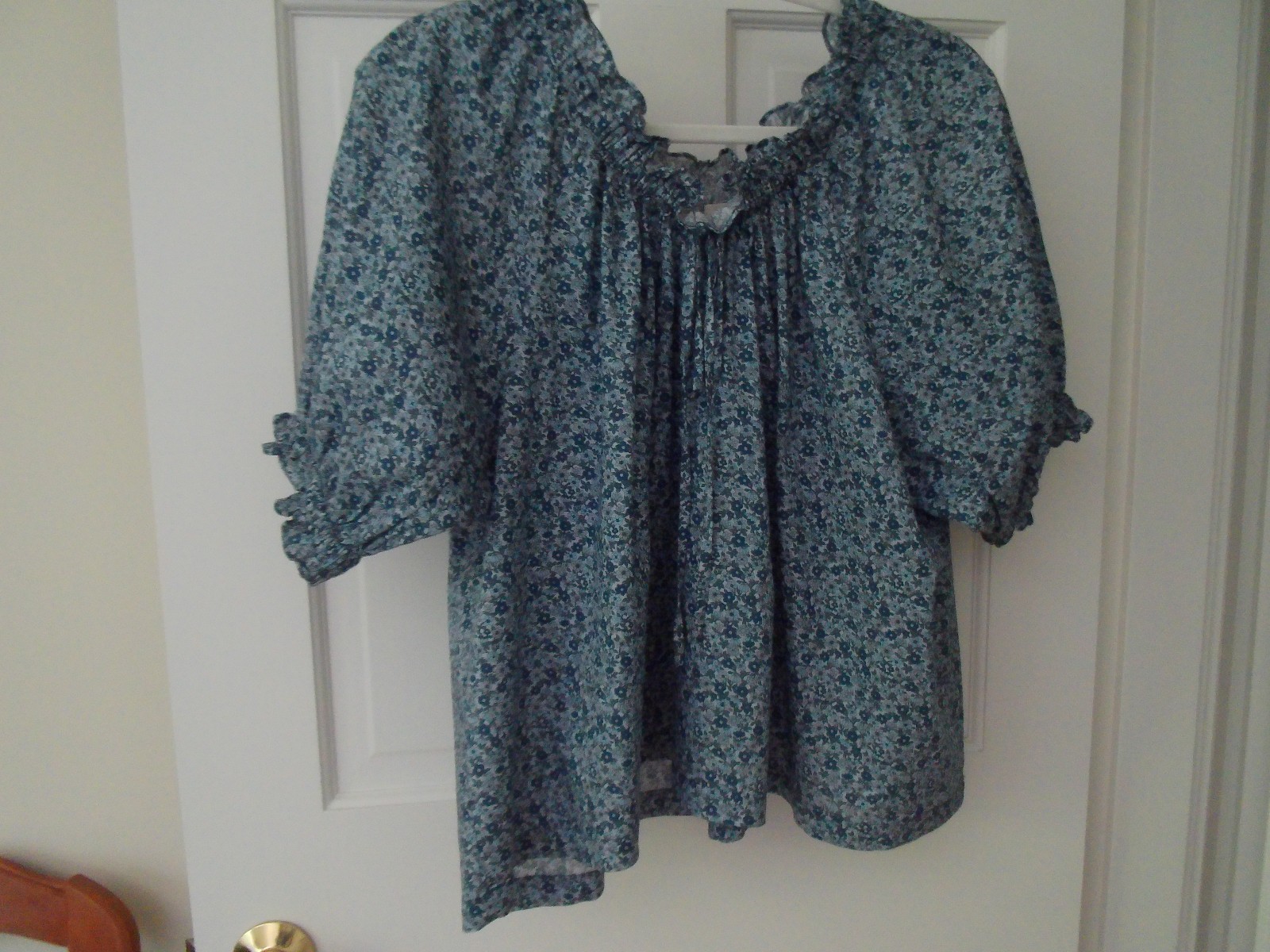 Doen Shore Top Delores Ditsy Liberty Print Blues S