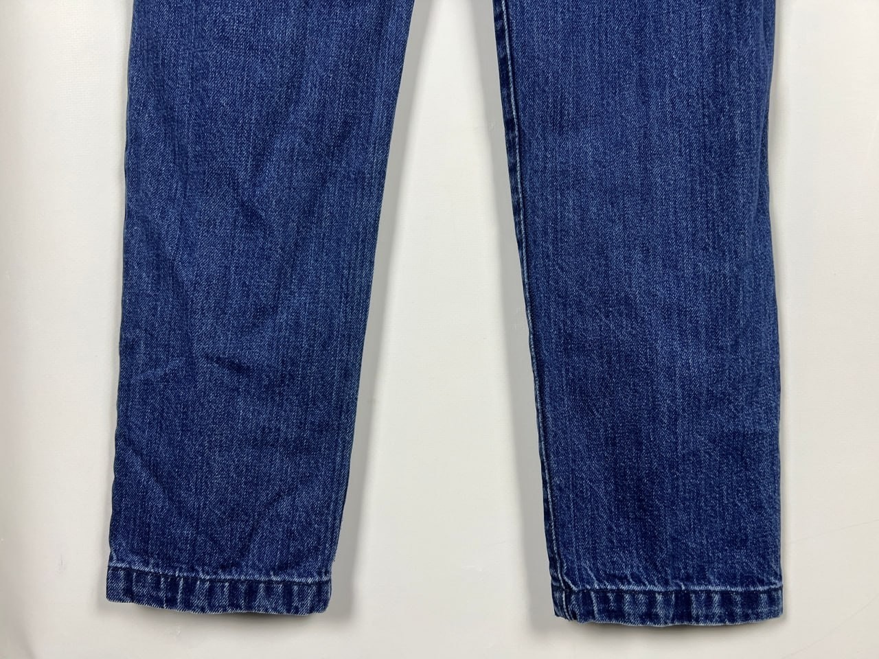 SEZANE Denim Blue High Waist Pleated Belted Regular Slim Fit Pants Size 34
