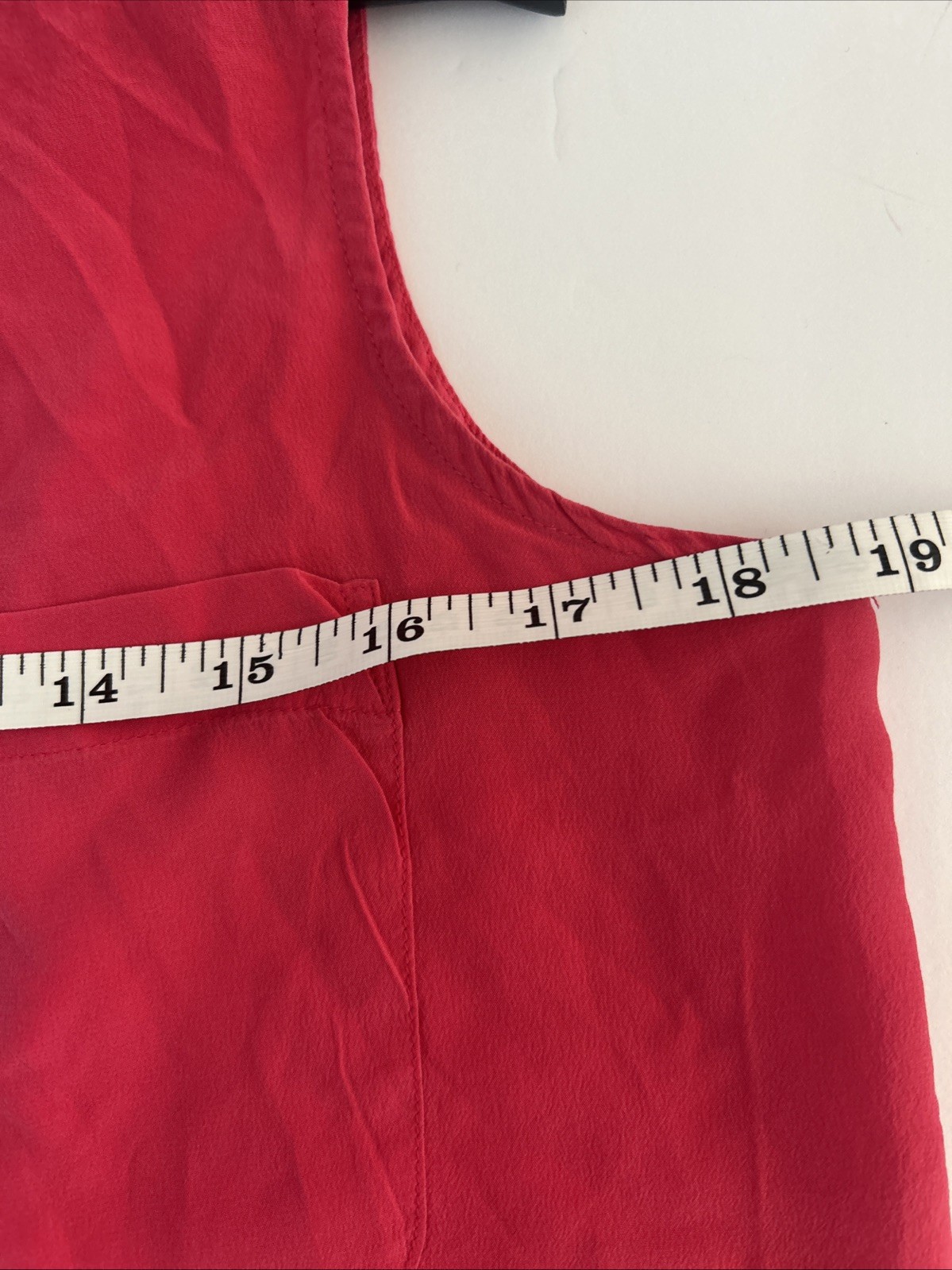 Jacky Smith Women’s 100% Silk Button Down Hot Pink Vintage Sleeveless Top Sz S