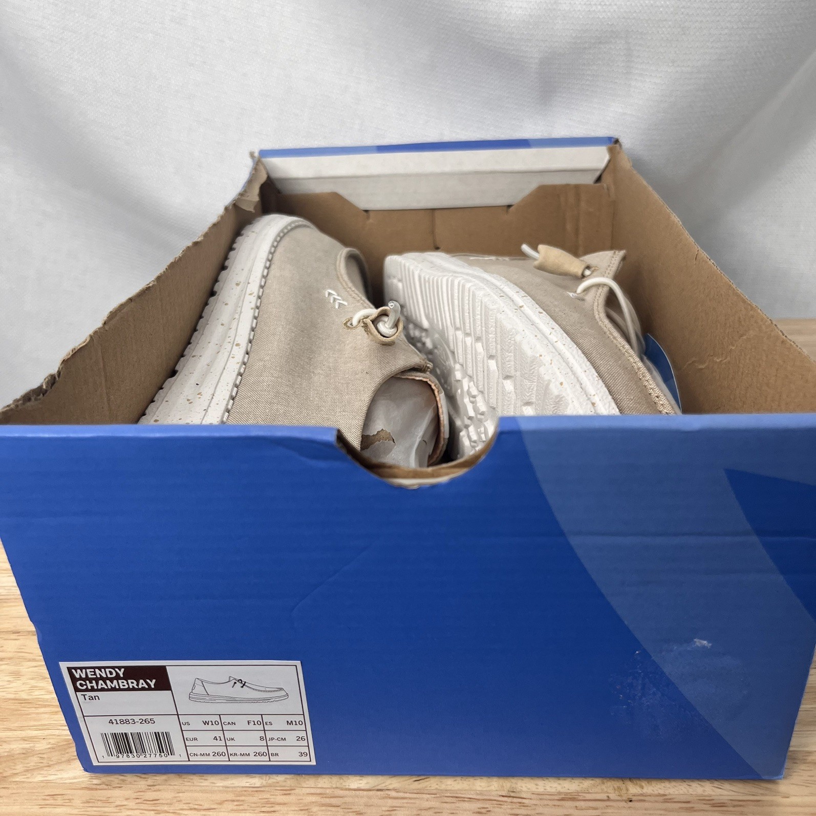 Hey Dude Wendy Dusty Inca Sneaker Slip On Women’s Sizes US W10 New in Box