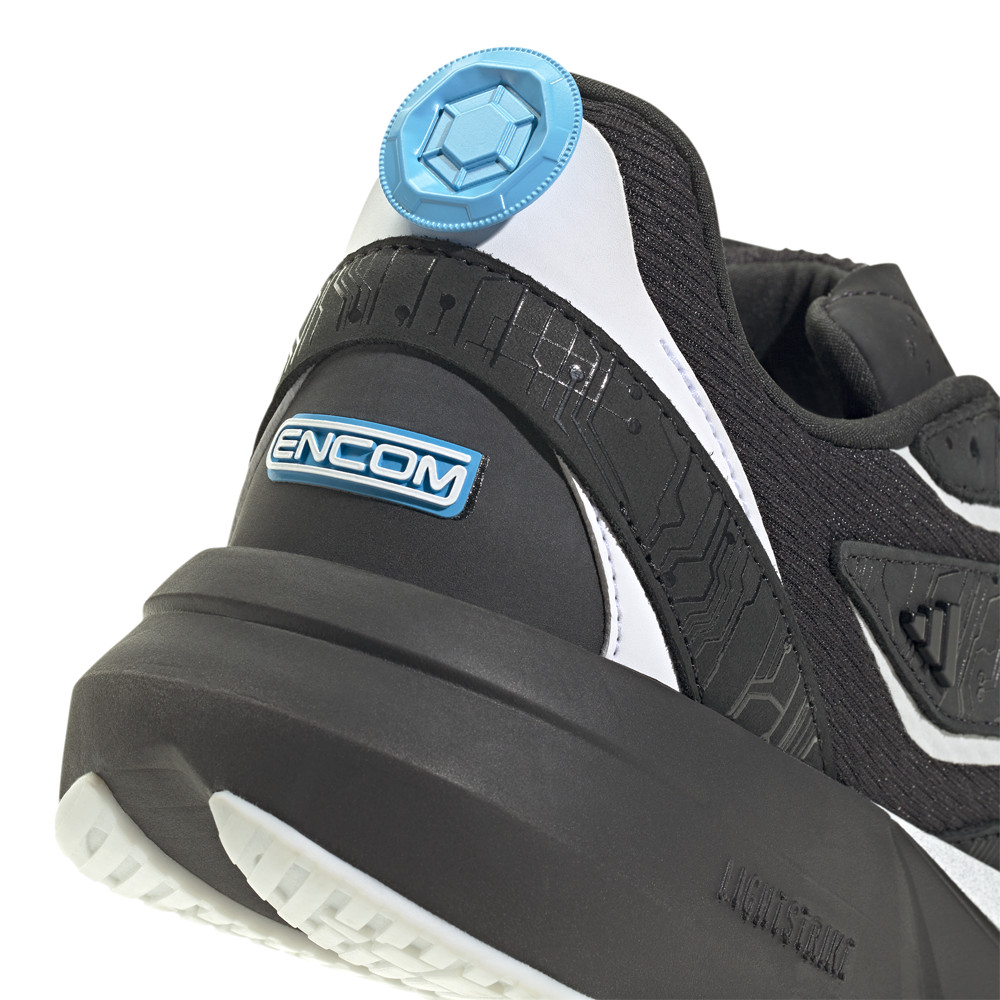 adidas Lightblaze Tron Ares Lace Up Mens Black Sneakers Casual Shoes JR4898