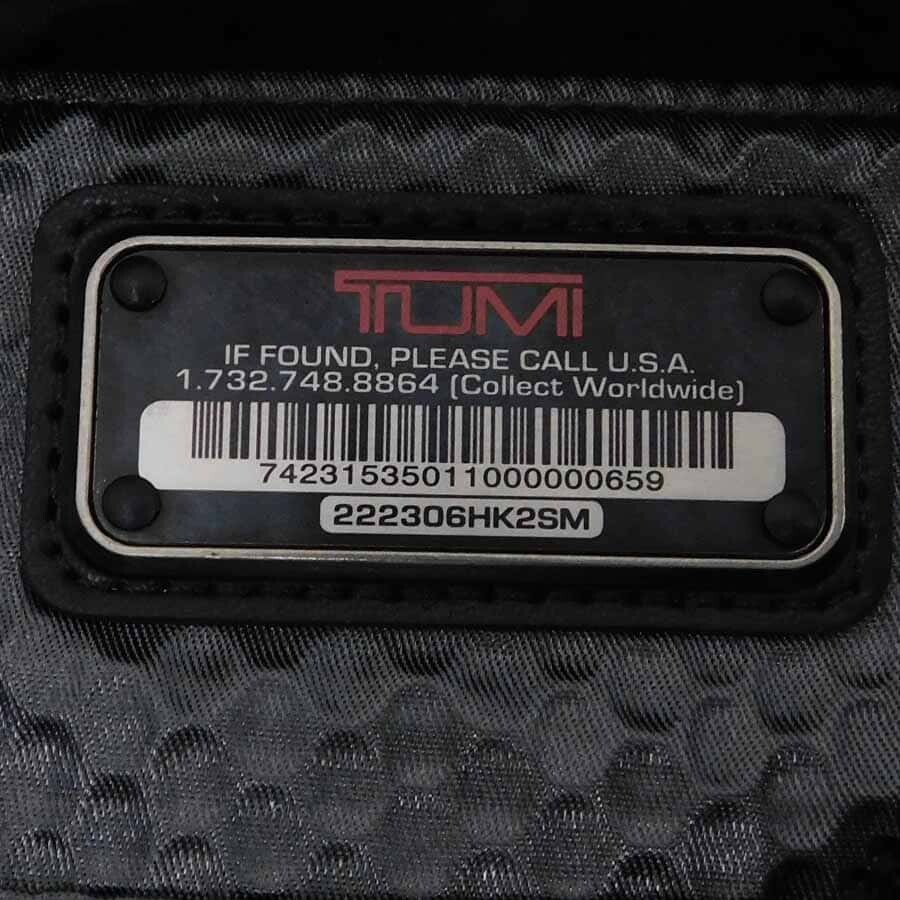 TUMI Alpha Bravo Barstow Crossbody Bag Black Nylon Leather ANA Ltd 222306HK2SM