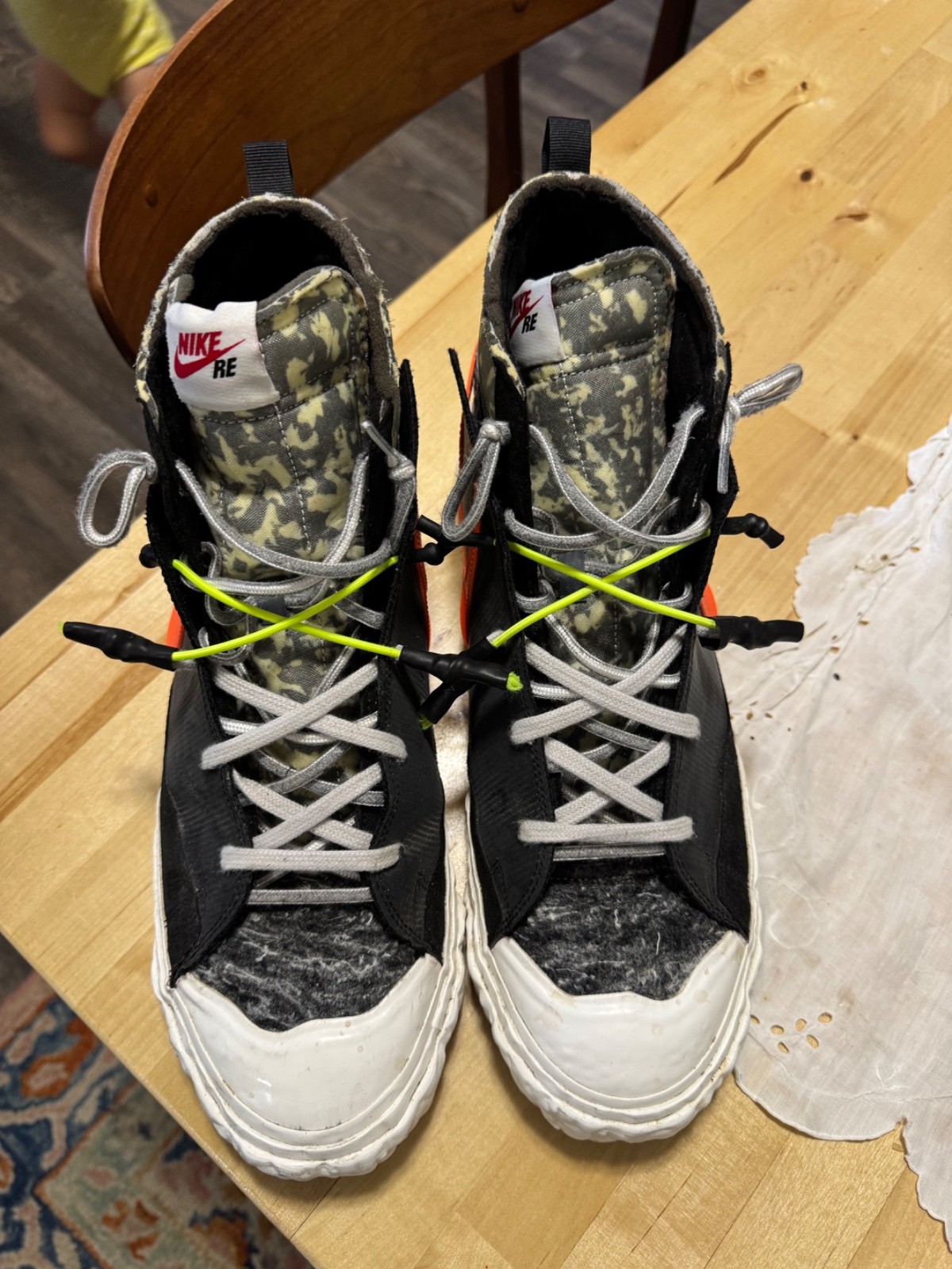 Size 14 – READYMADE x Nike Blazer Mid Black Camo