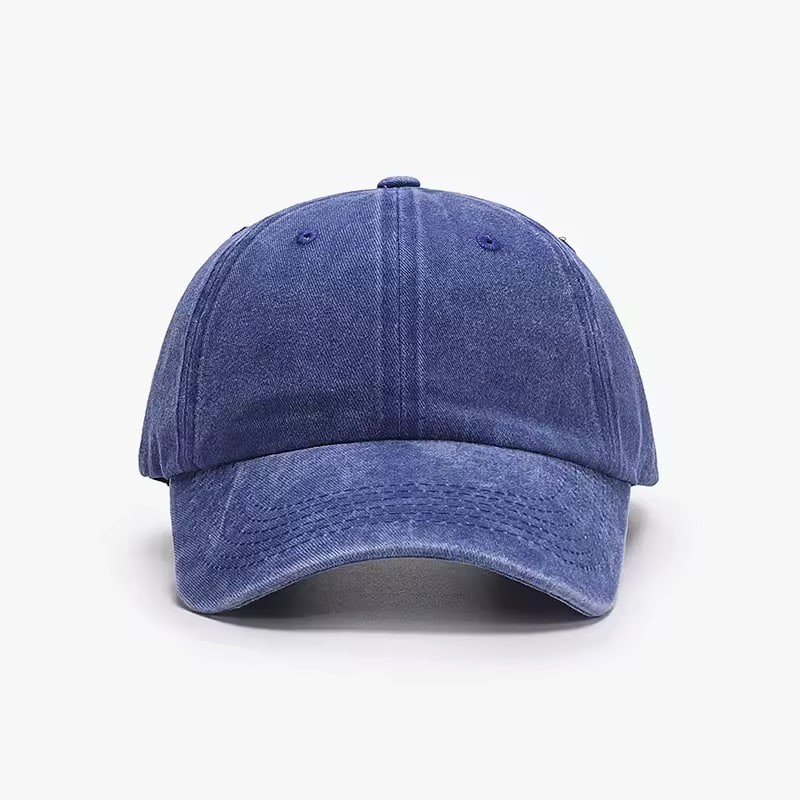 Dyed Cotton Washed Solid Plain Polo Style Baseball Ball Cap Hat Dad