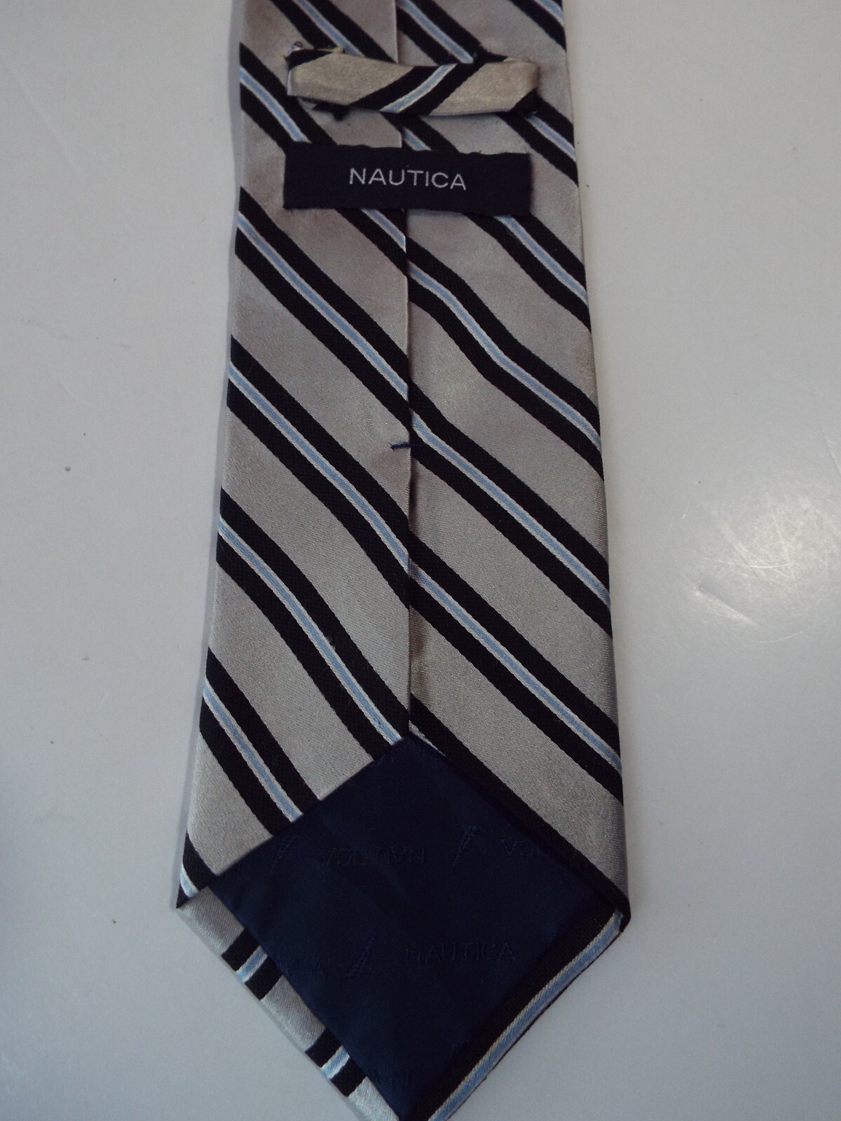 Nautica Men’s Necktie 3.5 inches width Classic 100% Silk NEW