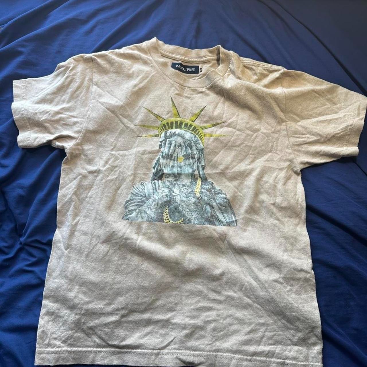 Indigo Tribe “Behind The Riches” Graphic Tee | Size S
